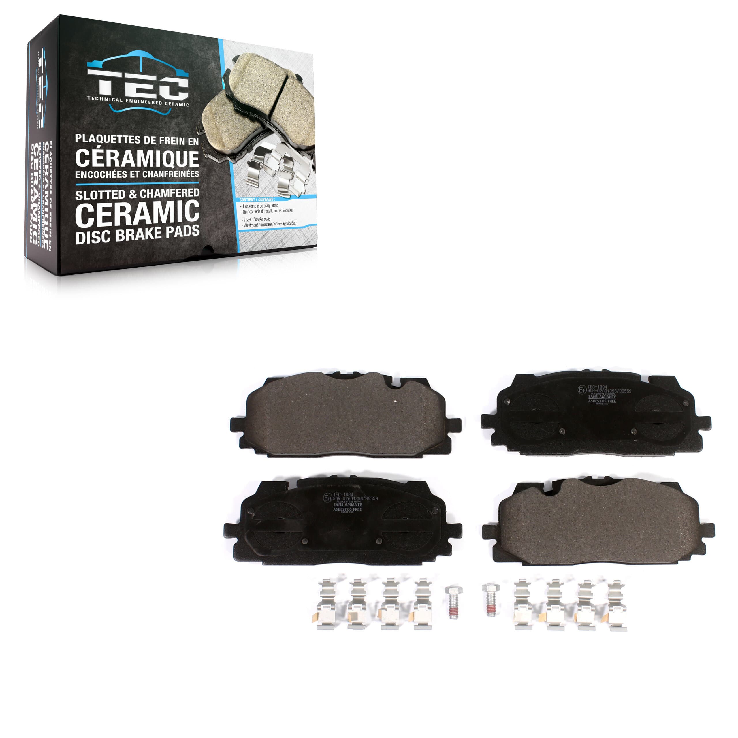 TEC - TEC-1894 - Front Disc Brake Pad image 1