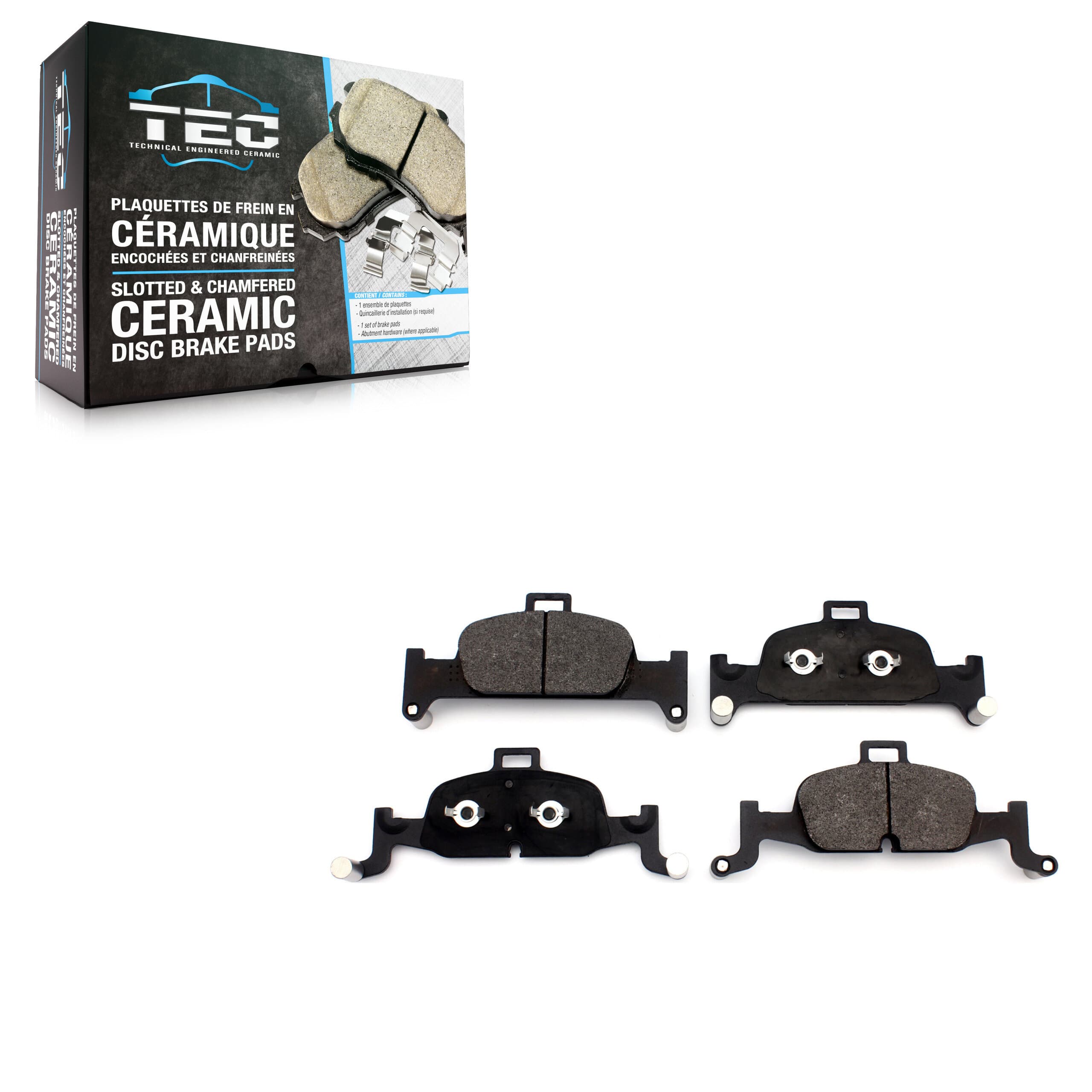 TEC - TEC-1897 - Front Disc Brake Pad image 1