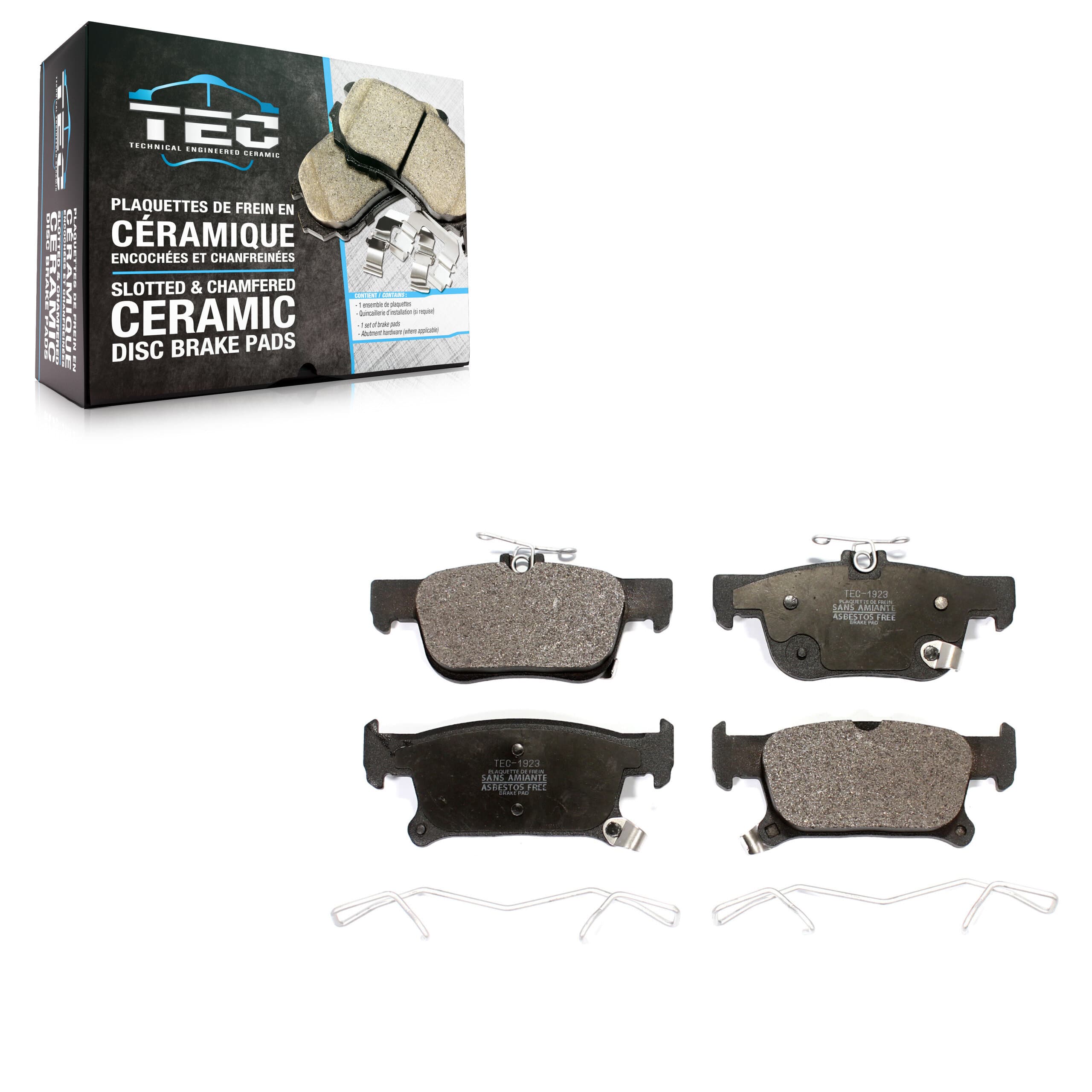 TEC - TEC-1923 - Rear Disc Brake Pad image 1