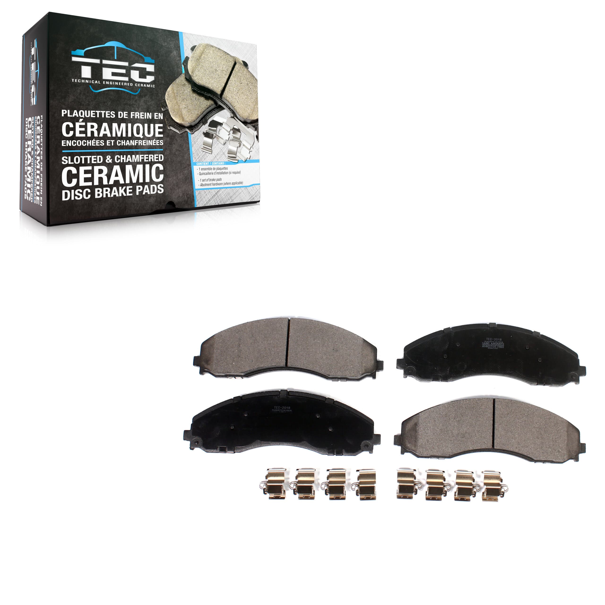 TEC - TEC-2018 - Front Disc Brake Pad image 1