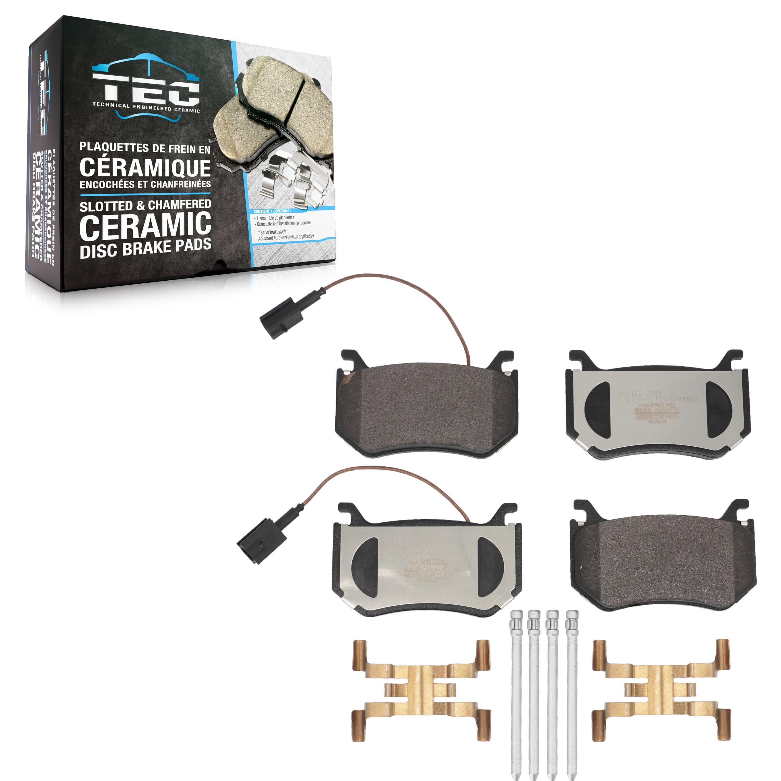 TEC - TEC-2043 - Rear Disc Brake Pad image 1