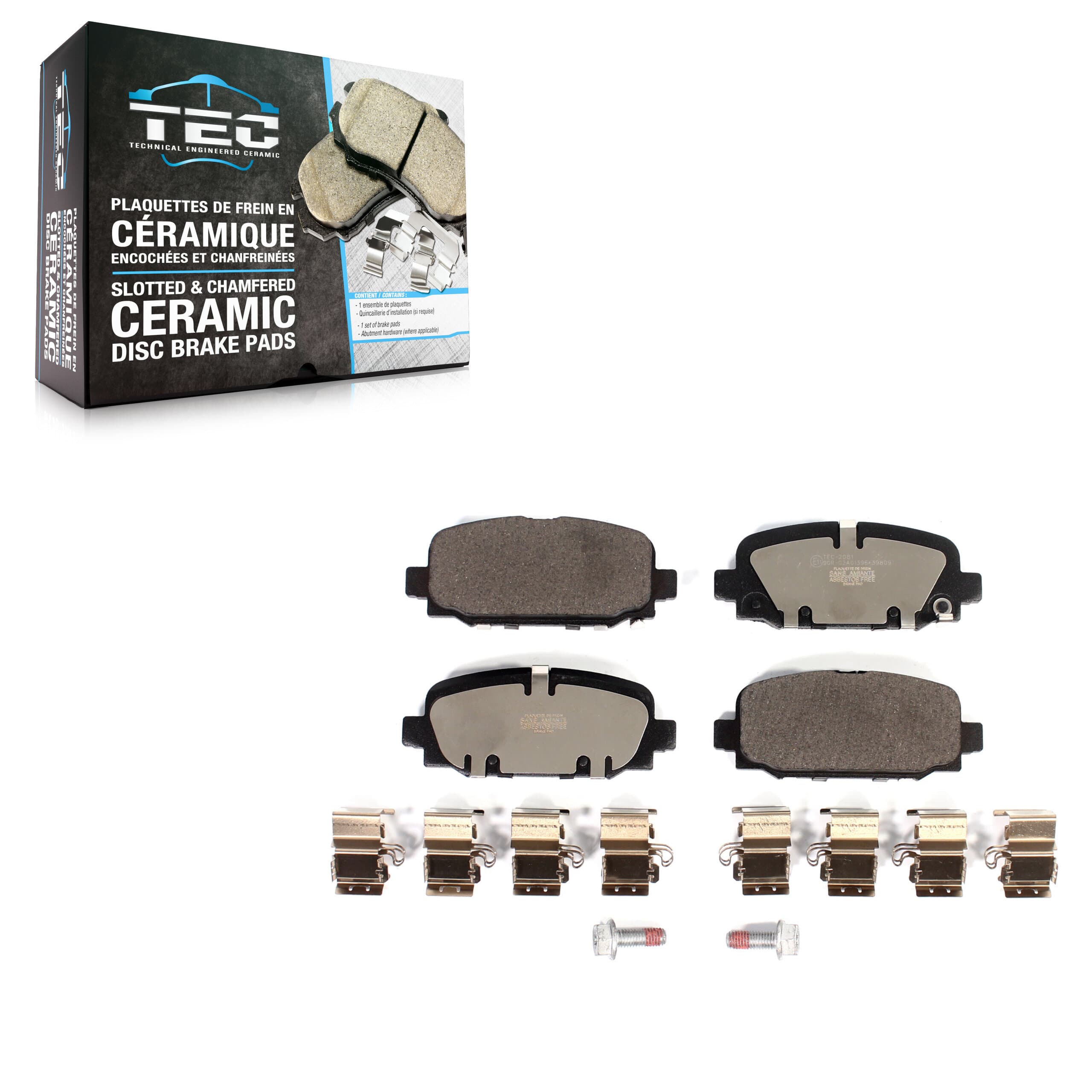 TEC - TEC-2081 - Rear Disc Brake Pad image 1