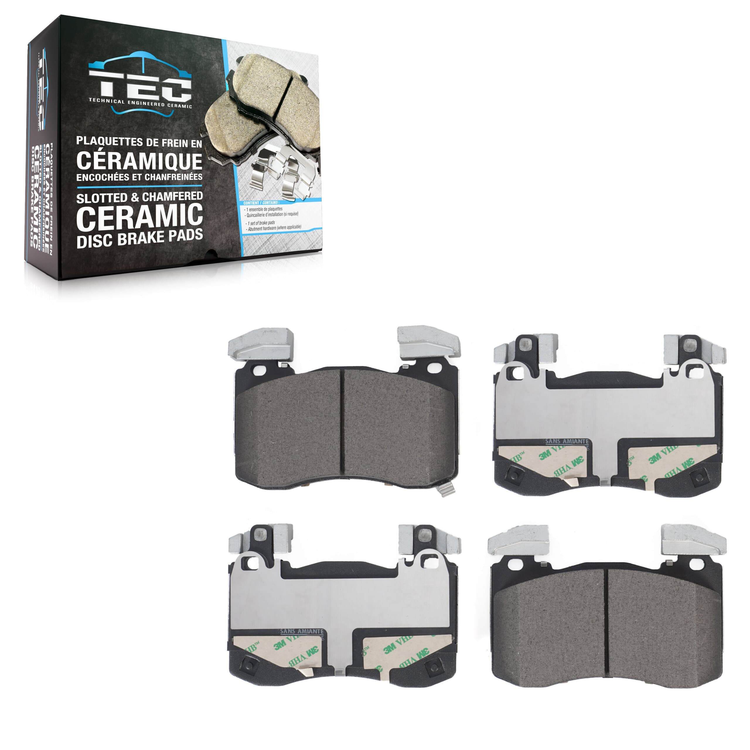 TEC - TEC-2145 - Front Disc Brake Pad image 1