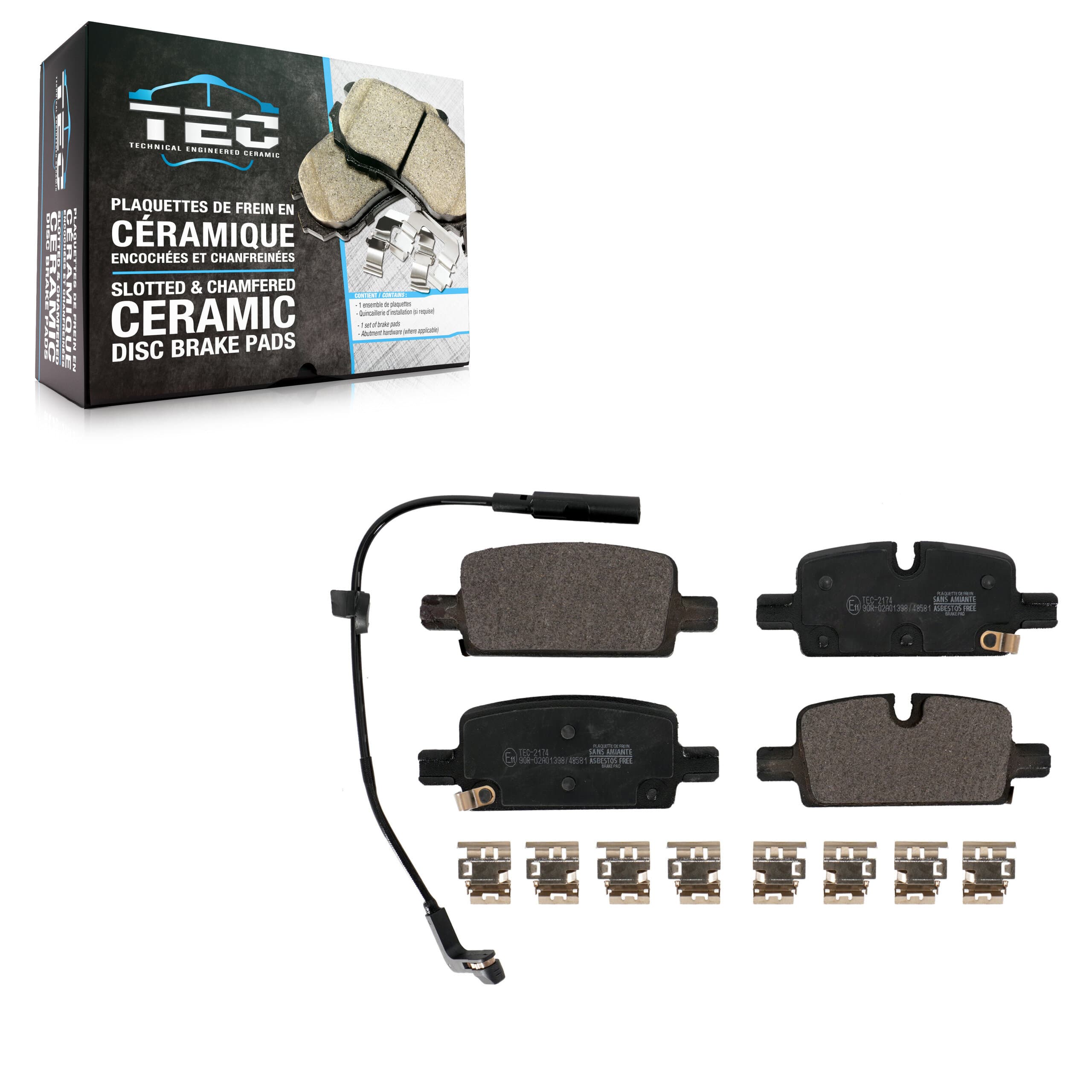 TEC - TEC-2174 - Rear Disc Brake Pad image 1