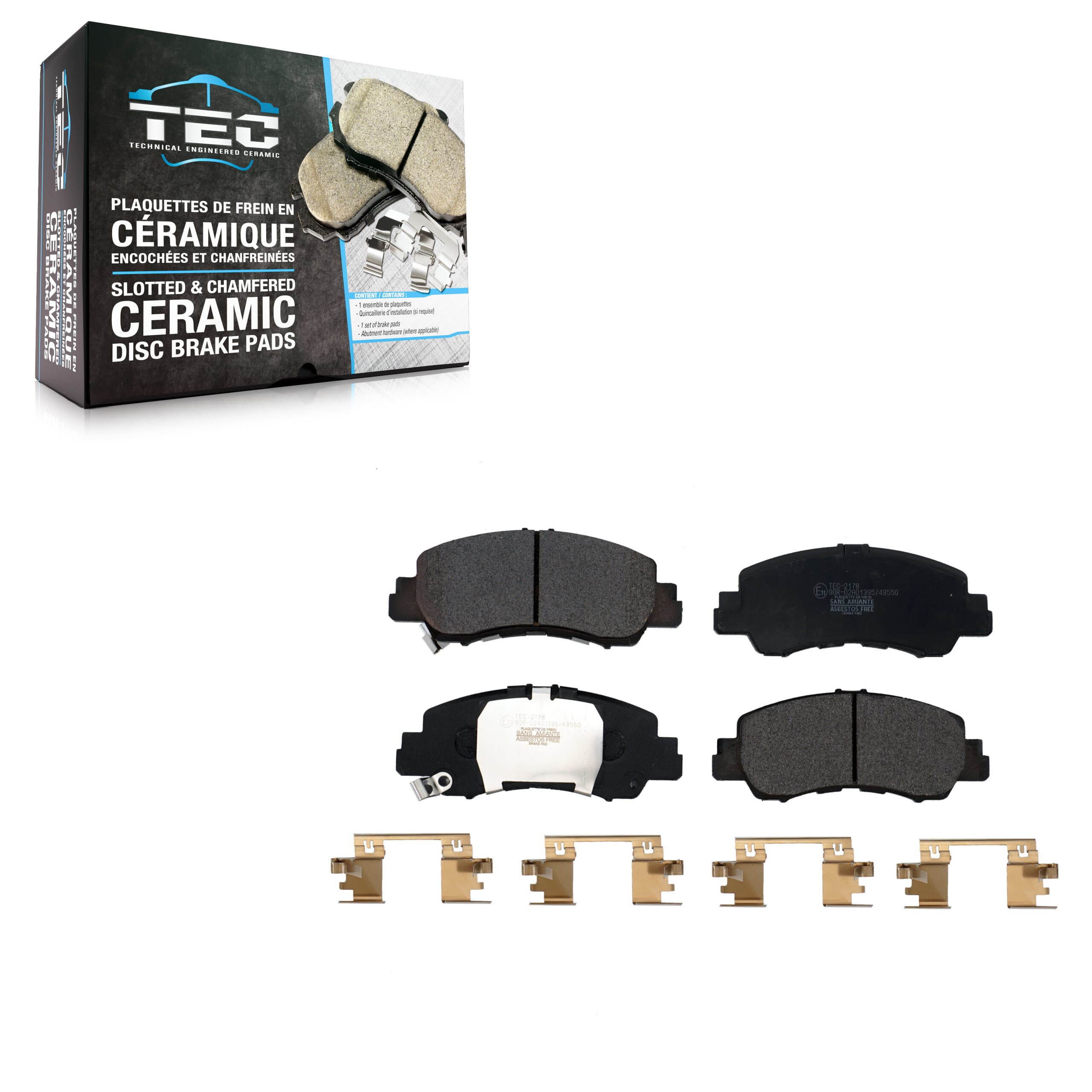 TEC - TEC-2178 - Front Disc Brake Pad image 1