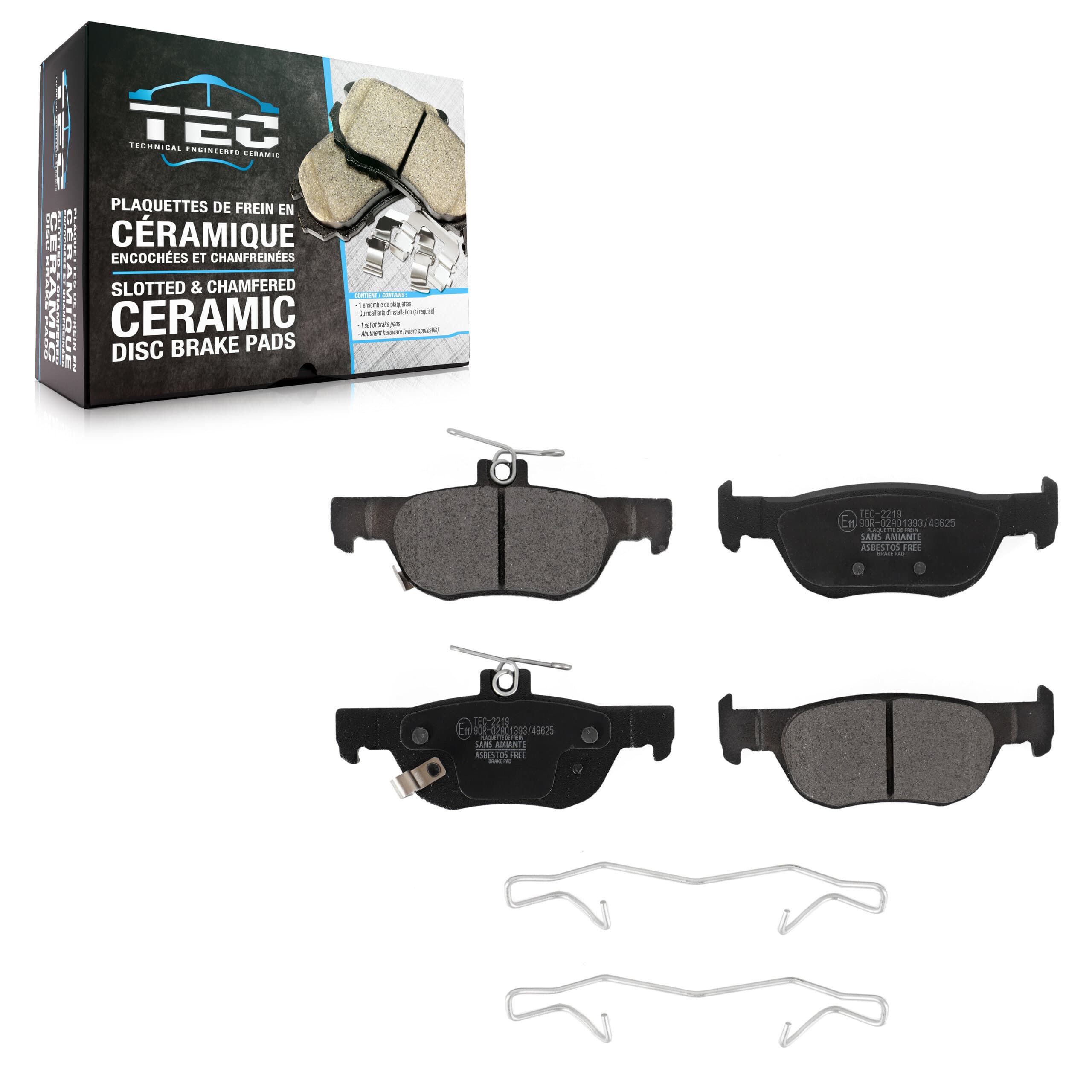 TEC - TEC-2219 - Rear Disc Brake Pad image 1