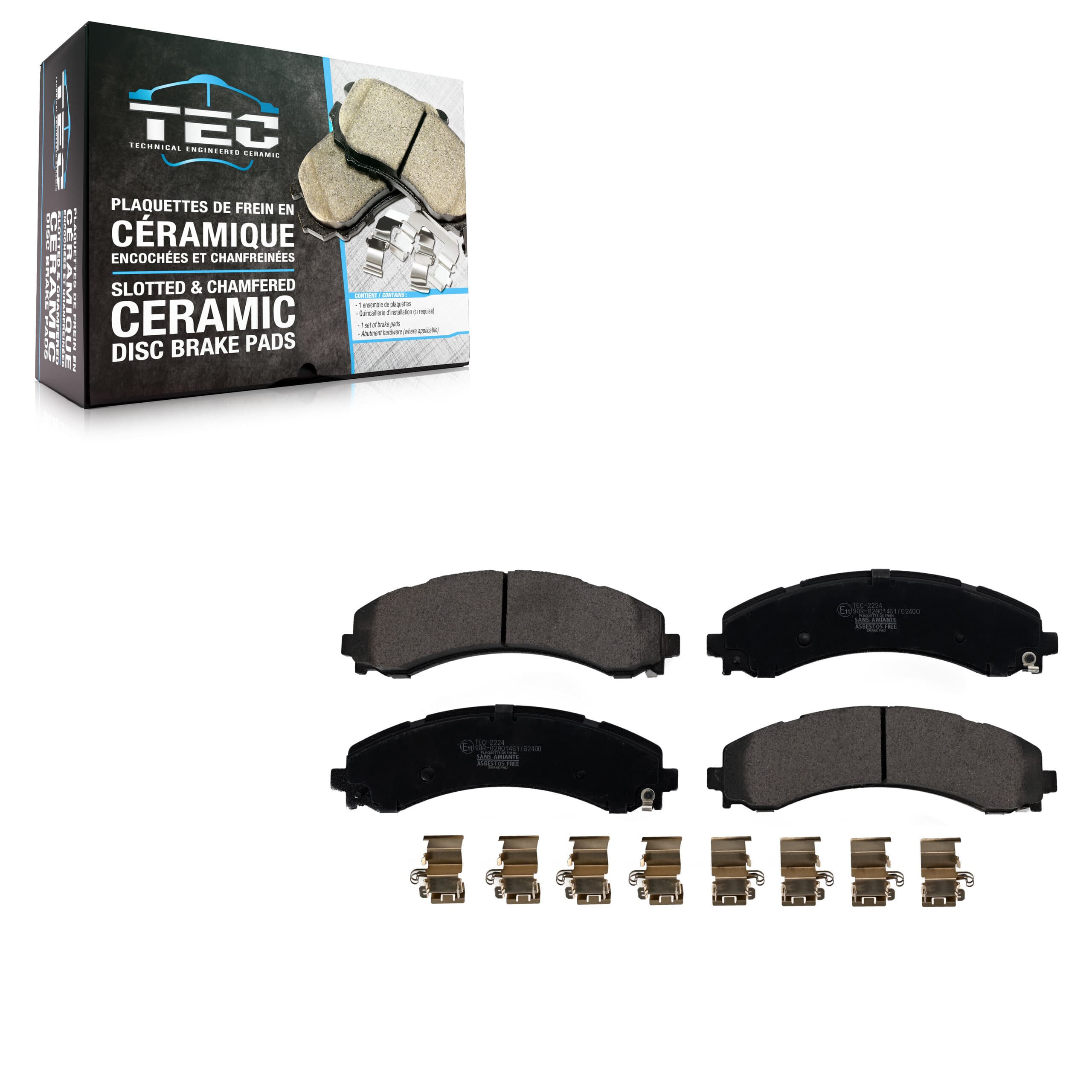 TEC - TEC-2224 - Rear Disc Brake Pad image 1