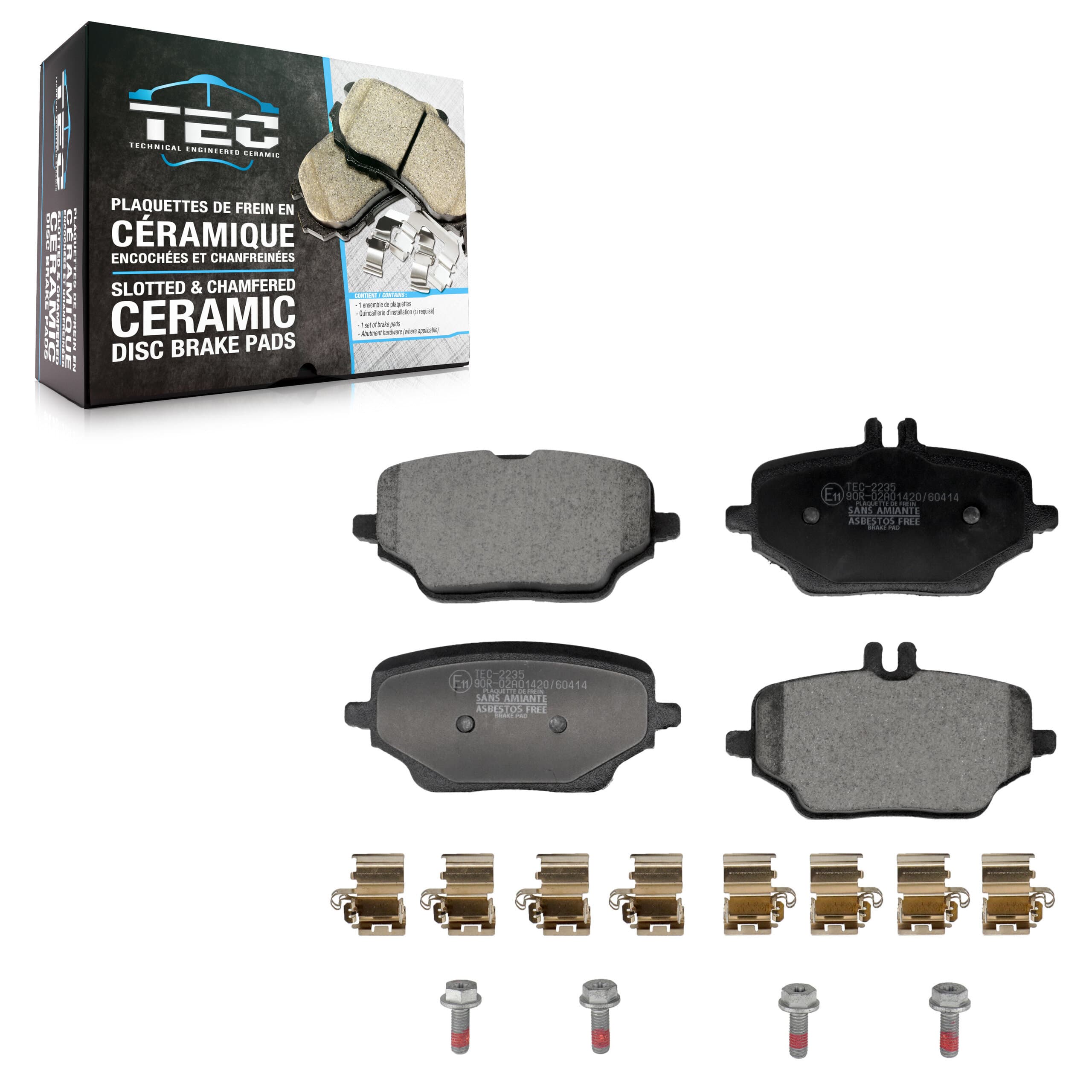 TEC - TEC-2235 - Rear Disc Brake Pad image 1