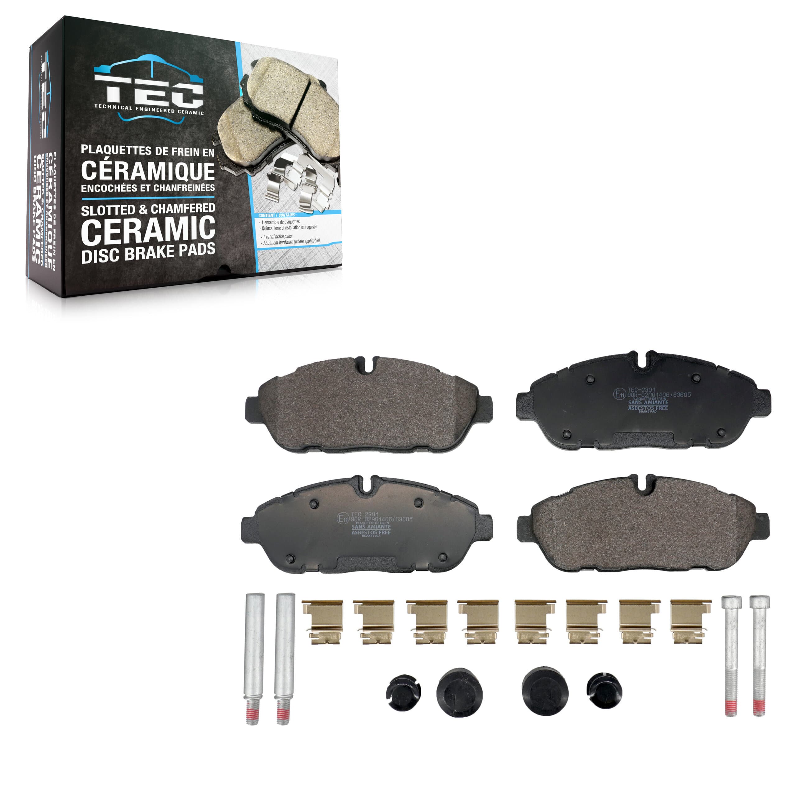 TEC - TEC-2301 - Front Disc Brake Pad image 1