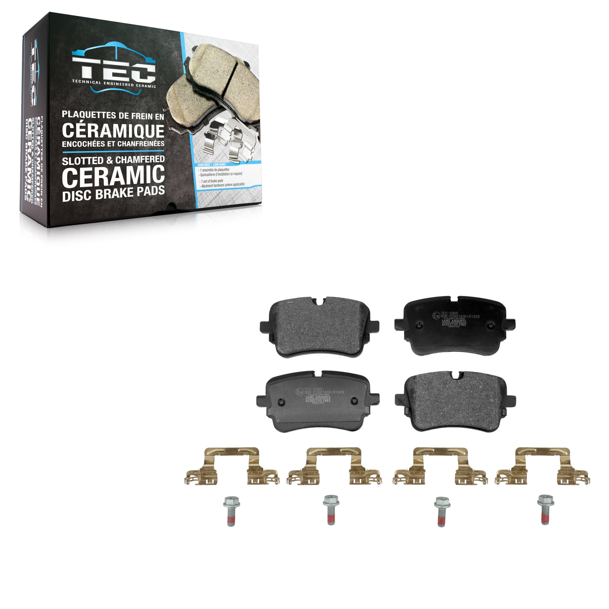 TEC - TEC-2365 - Rear Disc Brake Pad image 1