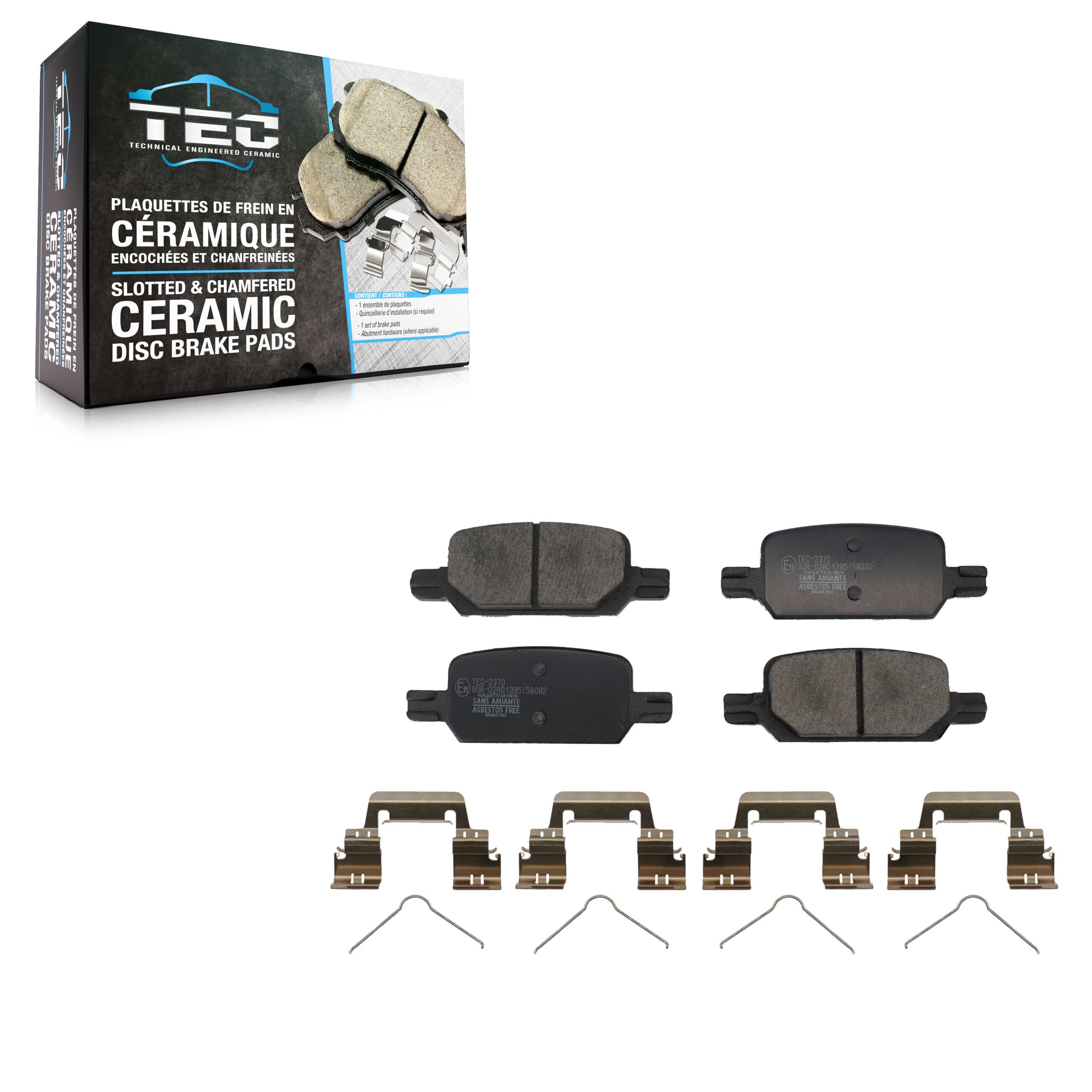 TEC - TEC-2370 - Rear Disc Brake Pad image 1