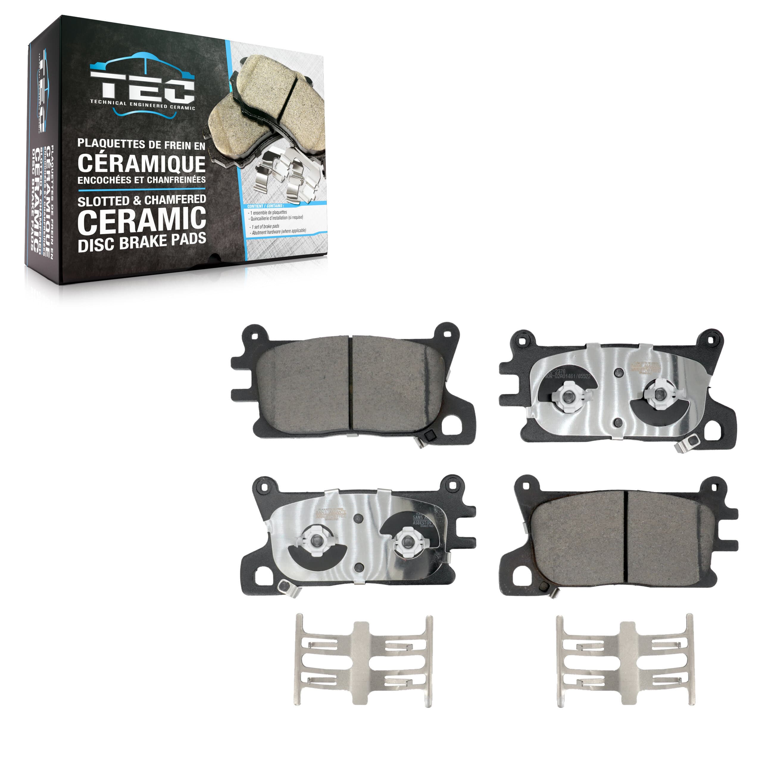 TEC - TEC-2376 - Front Disc Brake Pad image 1