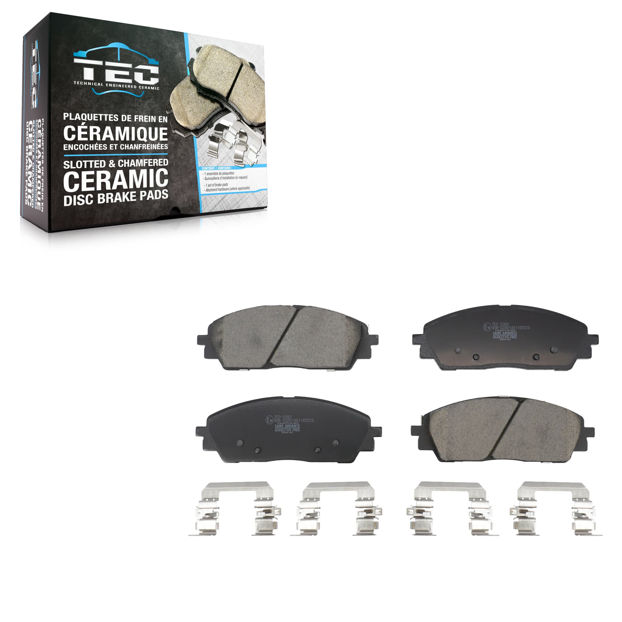 TEC - TEC-2392 - Front Disc Brake Pad image 1