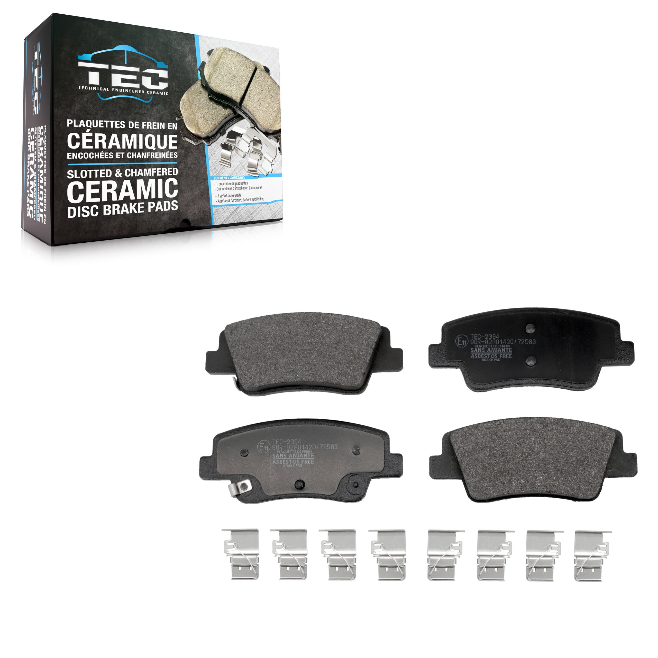 TEC - TEC-2394 - Rear Disc Brake Pad image 1