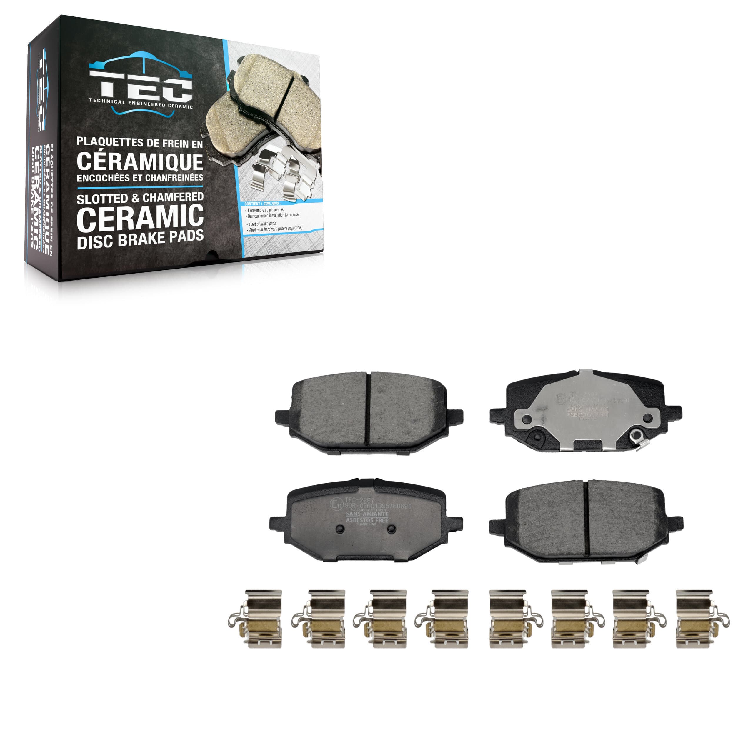 TEC - TEC-2397 - Rear Disc Brake Pad image 1