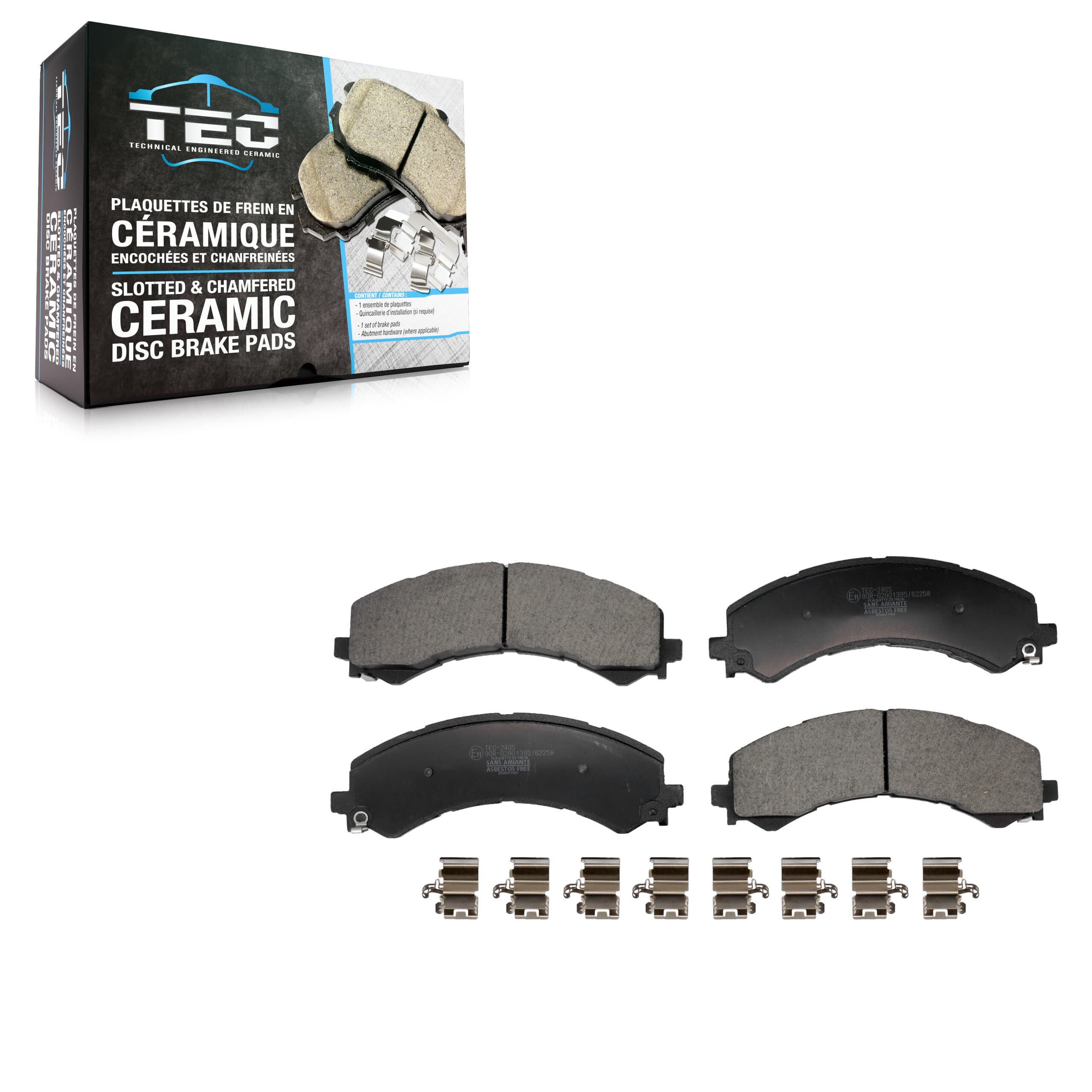 TEC - TEC-2405 - Rear Disc Brake Pad image 1