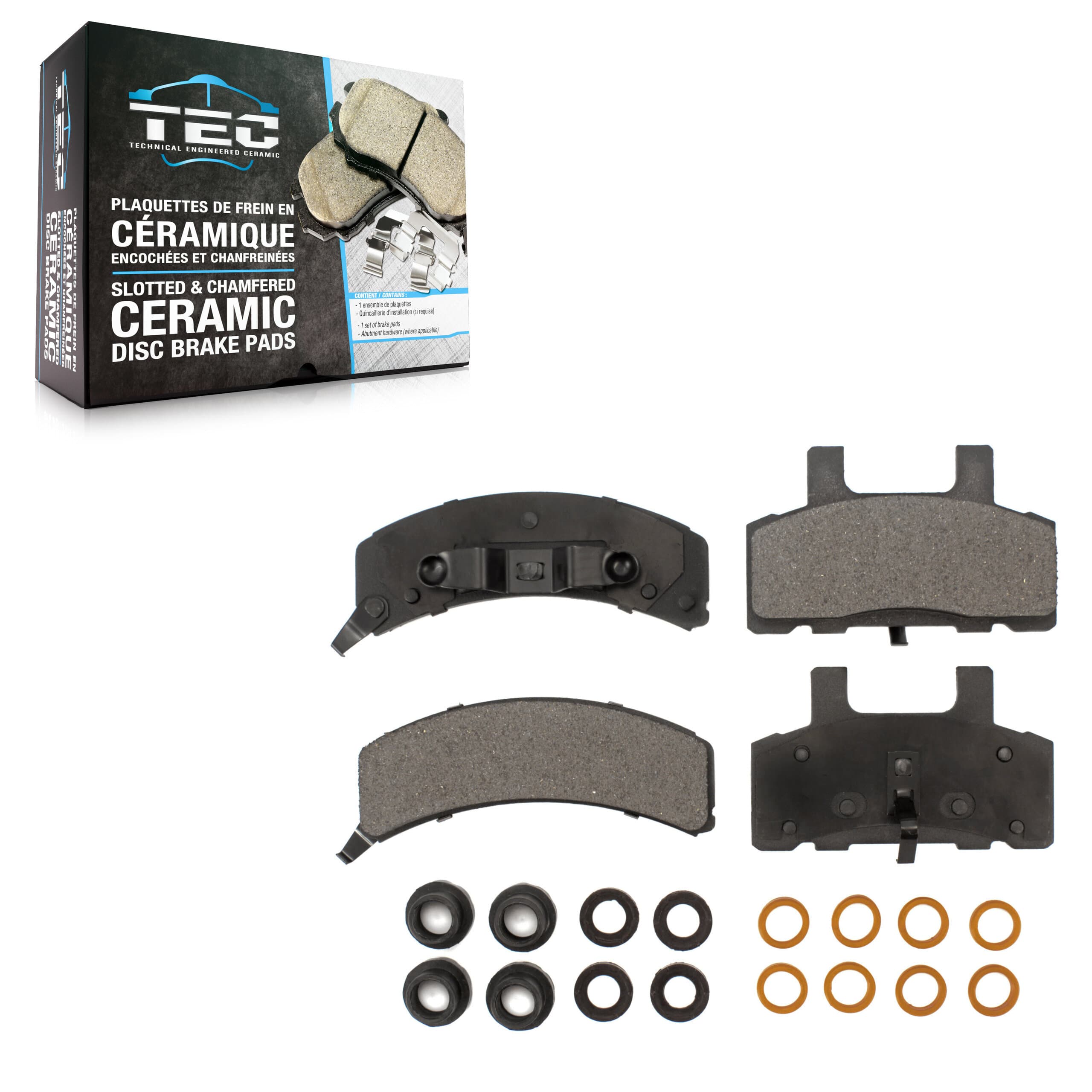 TEC - TEC-369 - Front Disc Brake Pad image 1