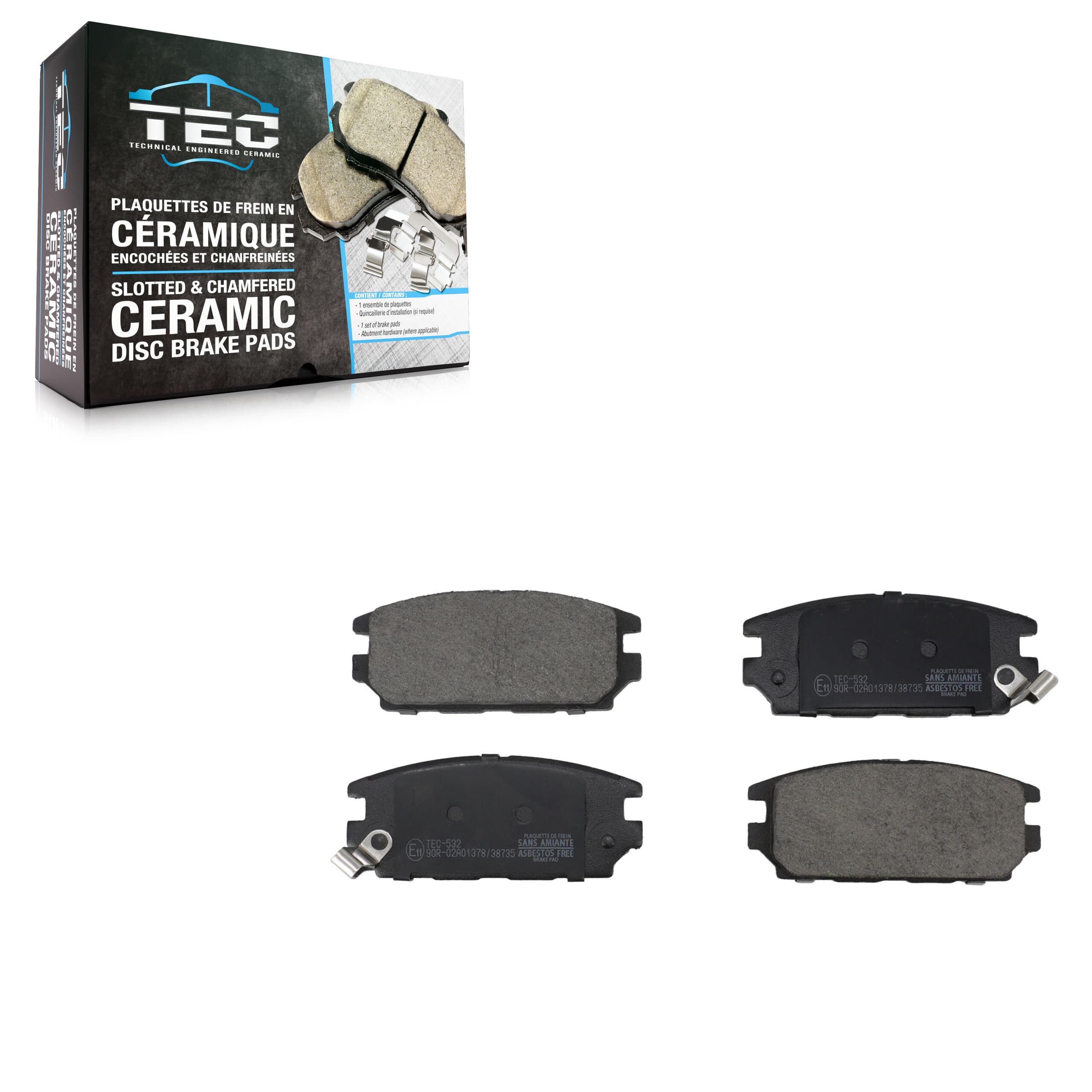 TEC - TEC-532 - Rear Disc Brake Pad image 1