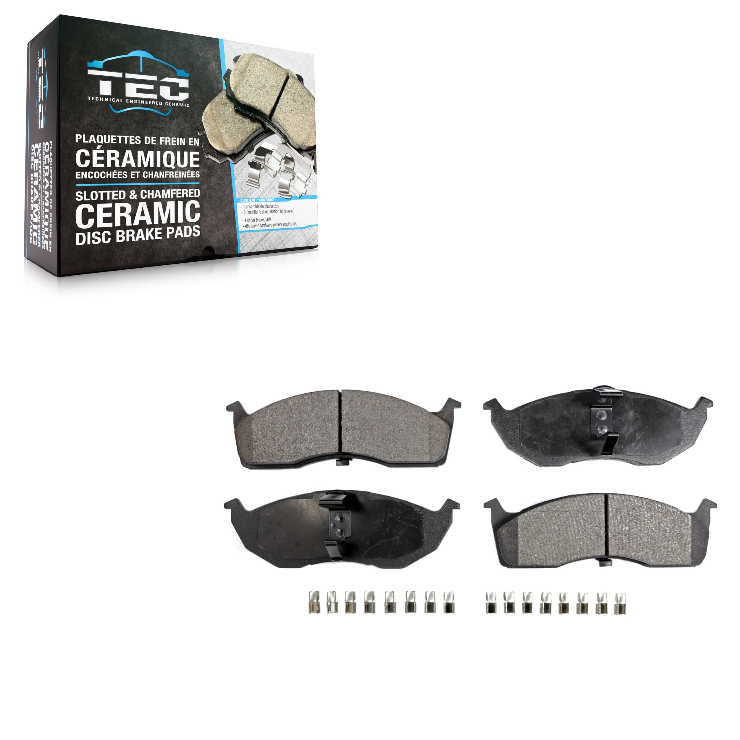 TEC - TEC-591 - Front Disc Brake Pad image 1