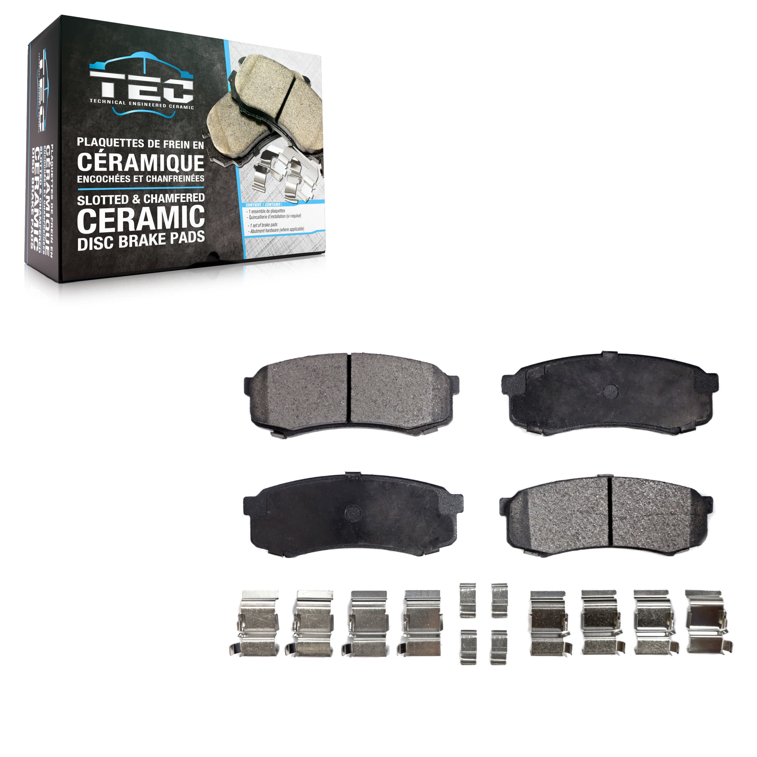 TEC - TEC-606 - Rear Disc Brake Pad image 1