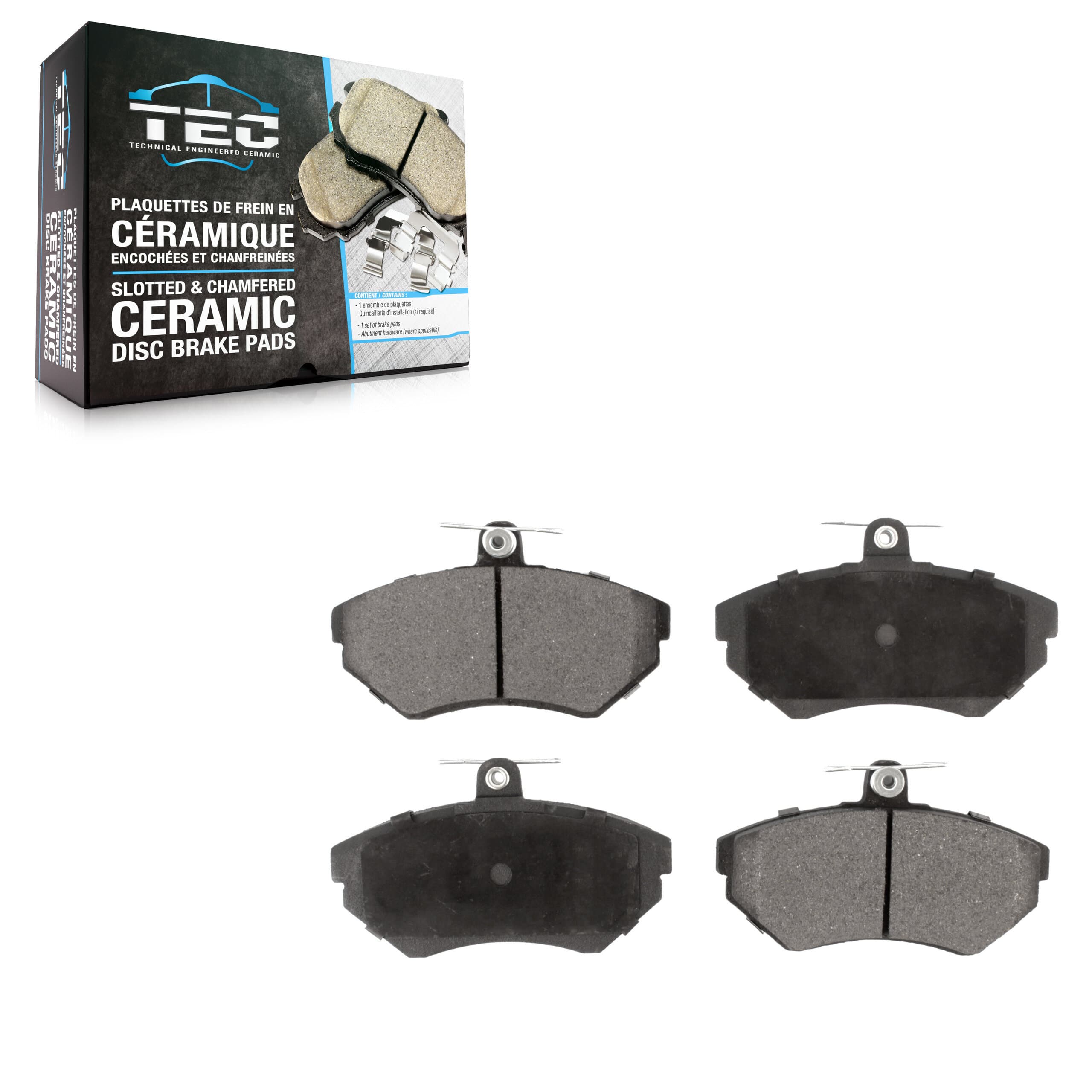 TEC - TEC-704 - Front Disc Brake Pad image 1