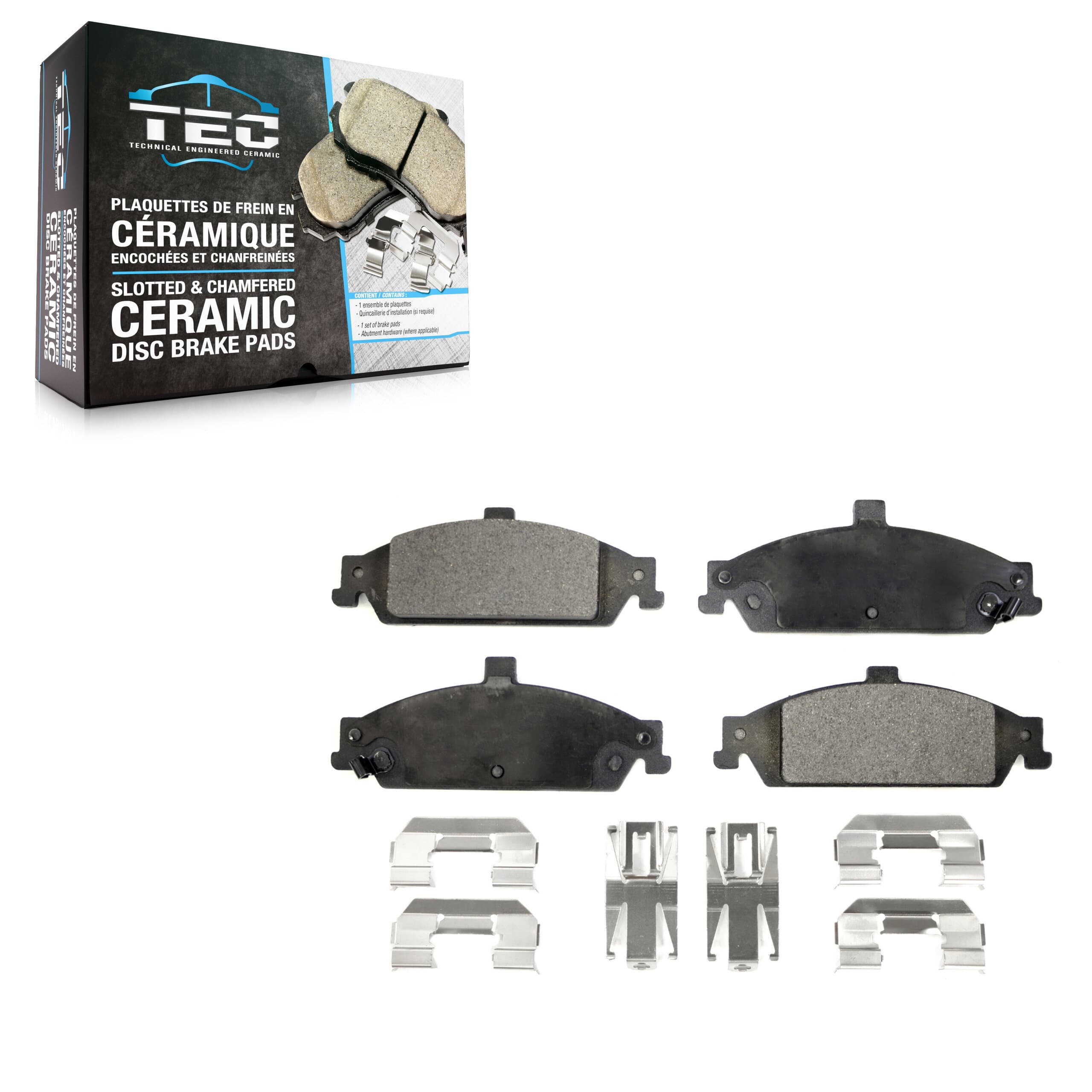 TEC - TEC-727 - Front Disc Brake Pad image 1