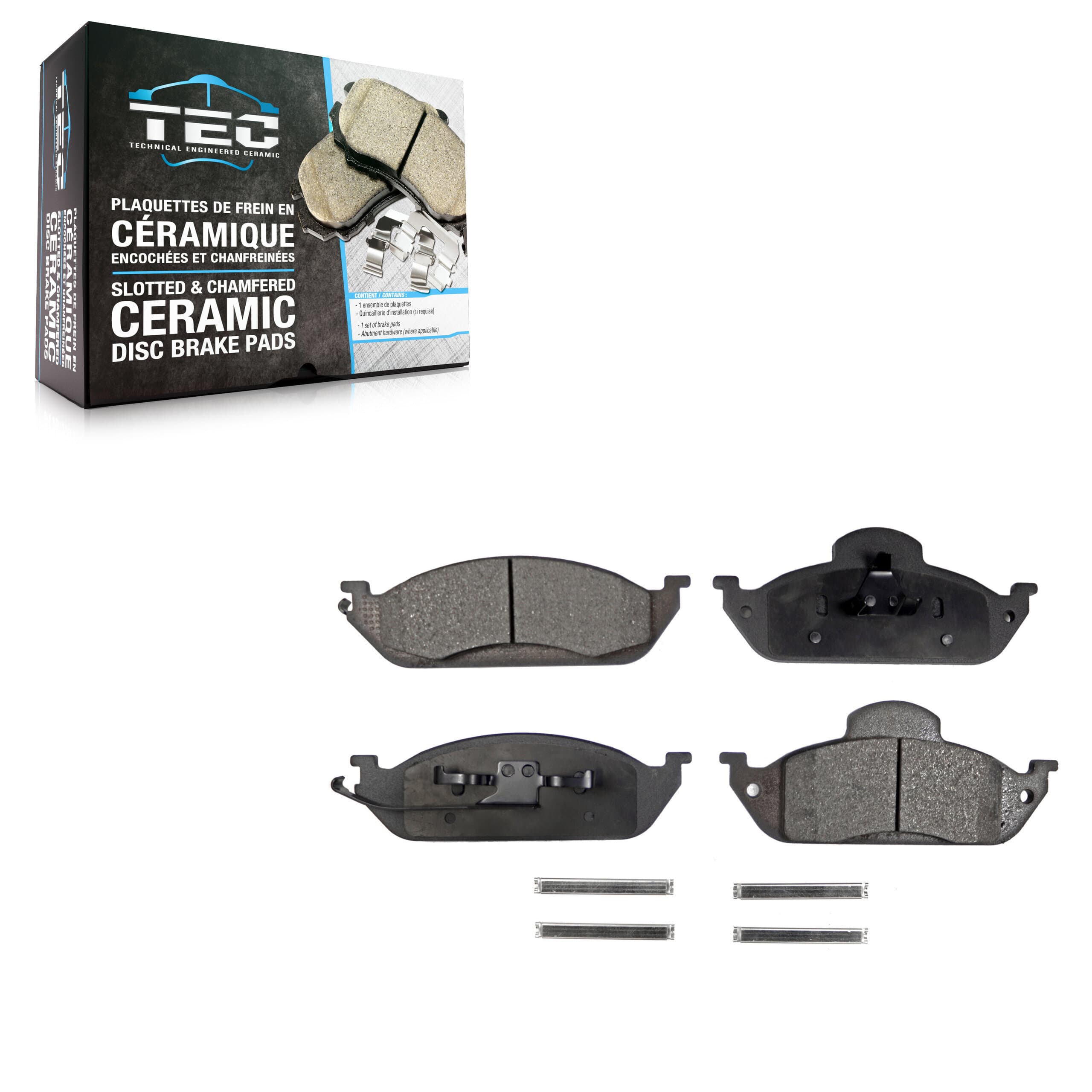TEC - TEC-760 - Front Disc Brake Pad image 1