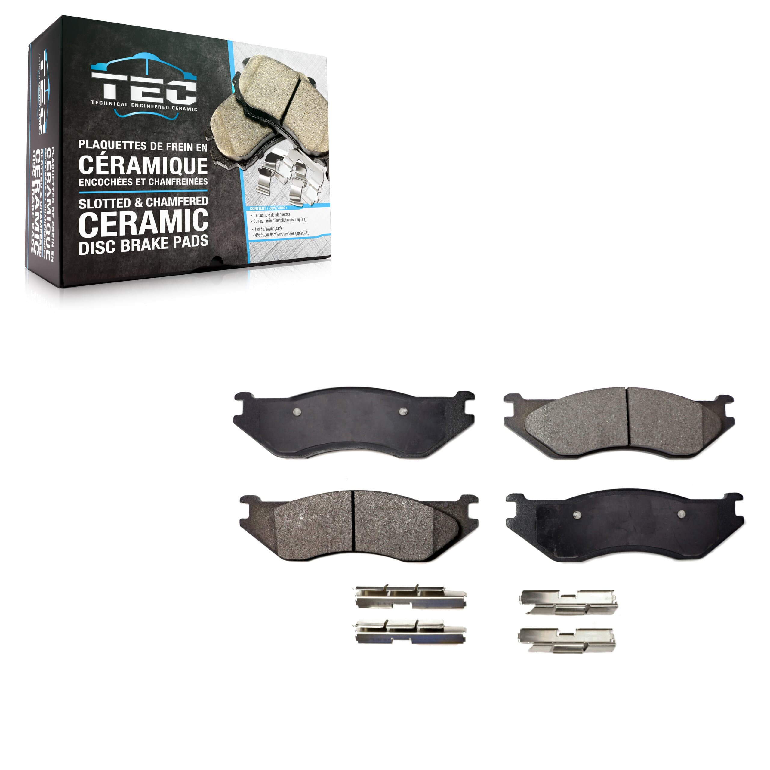 TEC - TEC-966 - Front Disc Brake Pad image 1