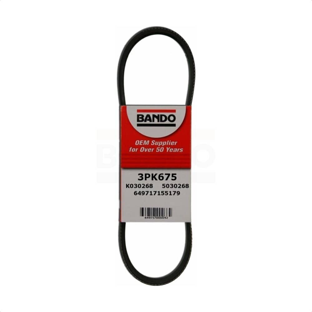 Bando - BAN-3PK675 - Water Pump and Power Steering Accessory Drive Belt