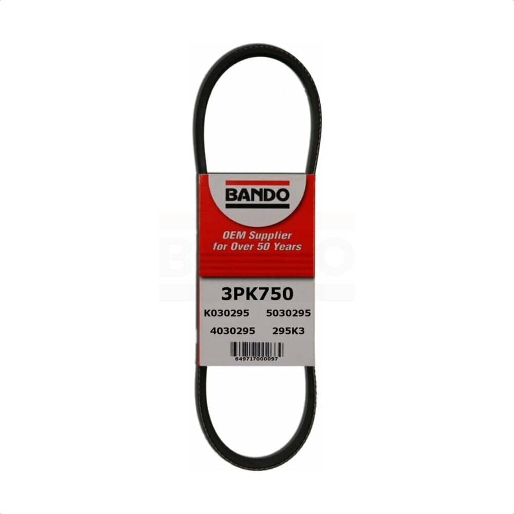 Bando - BAN-3PK750 - Power Steering Accessory Drive Belt