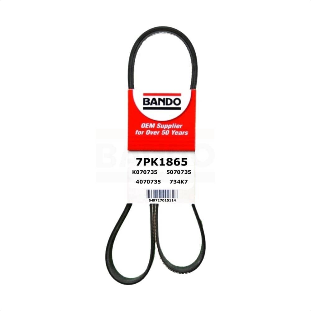 Bando - BAN-7PK1865 - Air Conditioning, Alternator and Power Steering Accessory Drive Belt