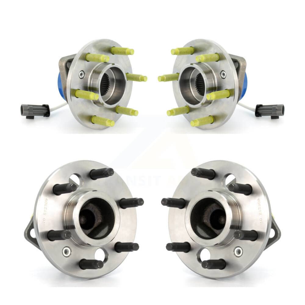 Kugel - K70-101228 - Front and Rear Wheel Bearing and Hub Assembly Kits