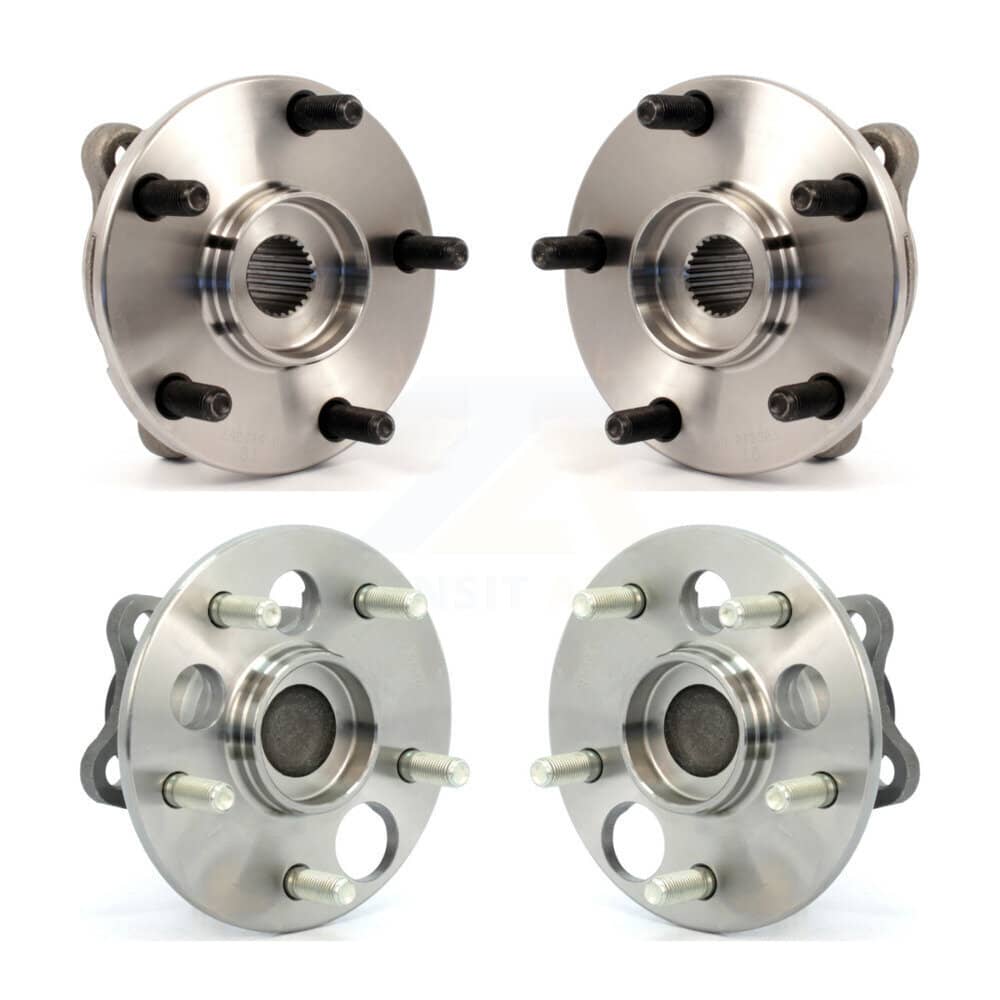 Kugel - K70-101244 - Front and Rear Wheel Bearing and Hub Assembly Kits