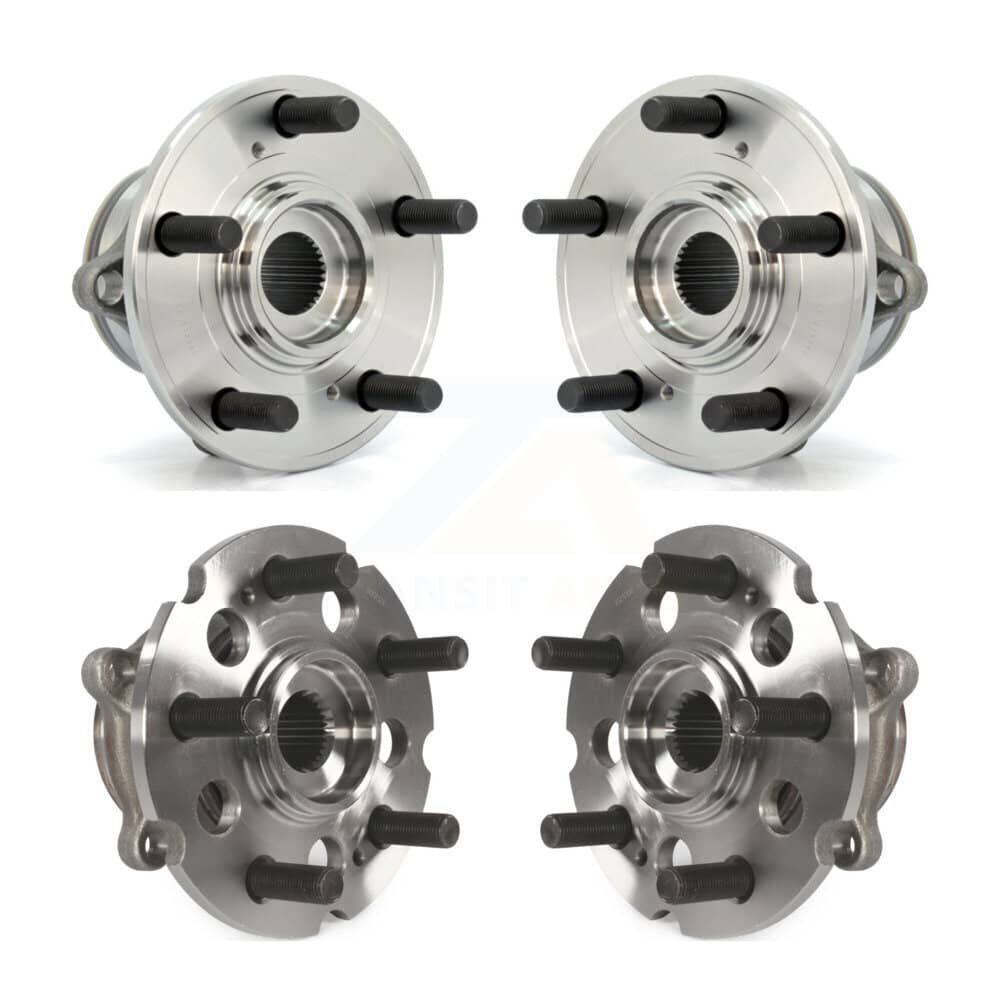 Kugel - K70-101256 - Front and Rear Wheel Bearing and Hub Assembly Kits