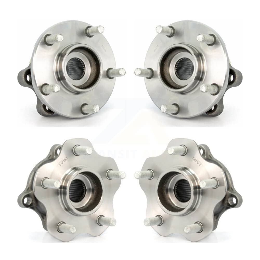 Kugel - K70-101278 - Front and Rear Wheel Bearing and Hub Assembly Kits