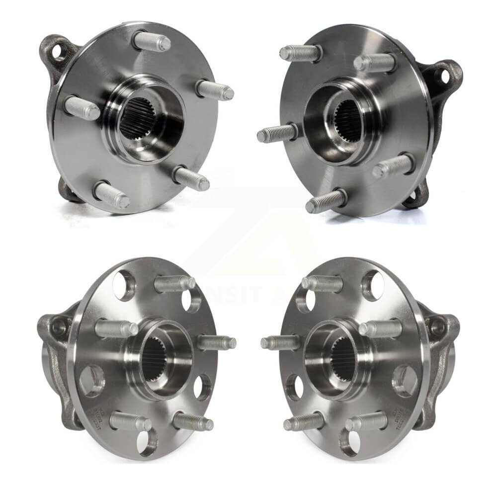 Kugel - K70-101343 - Front and Rear Wheel Bearing and Hub Assembly Kits