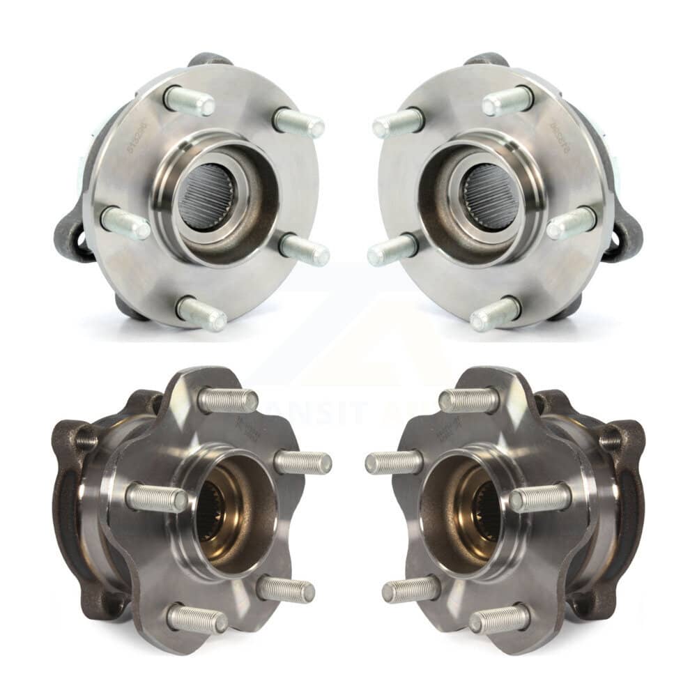 Kugel - K70-101429 - Front and Rear Wheel Bearing and Hub Assembly Kits