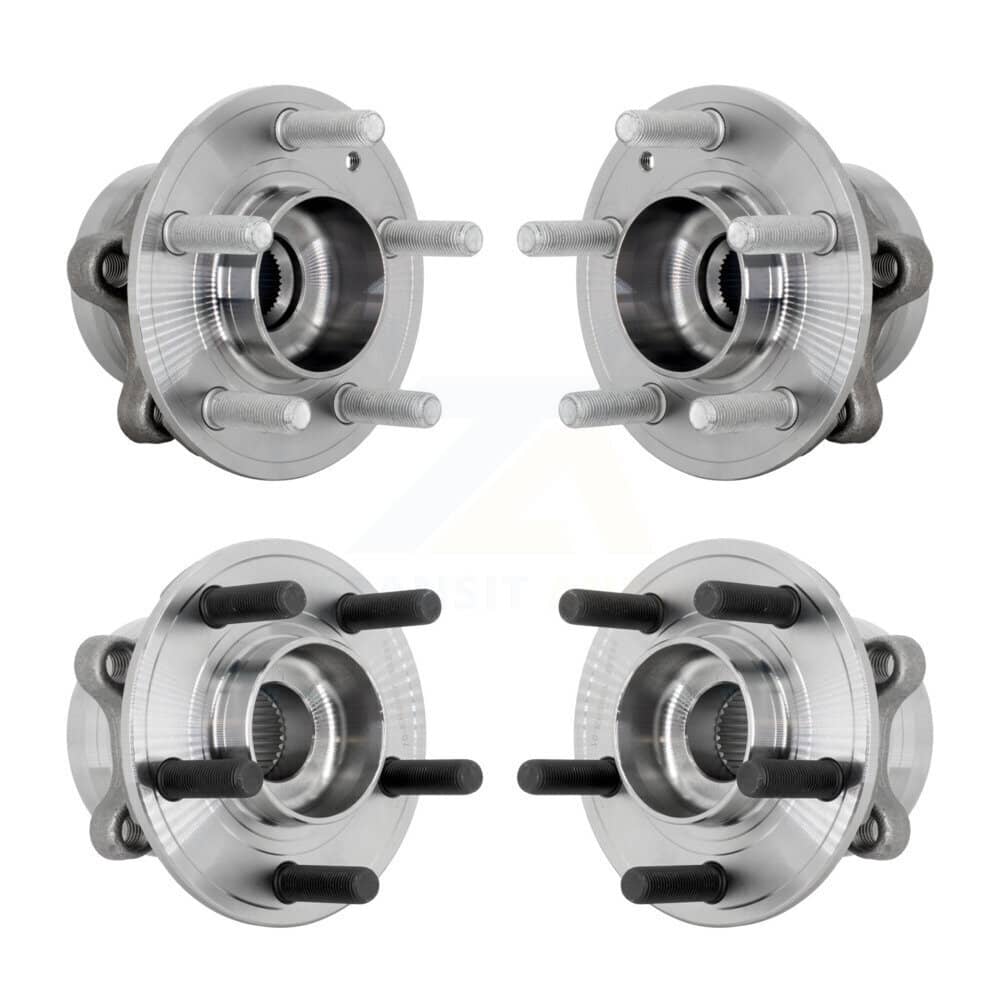 Kugel - K70-102036 - Front and Rear Wheel Bearing and Hub Assembly Kits