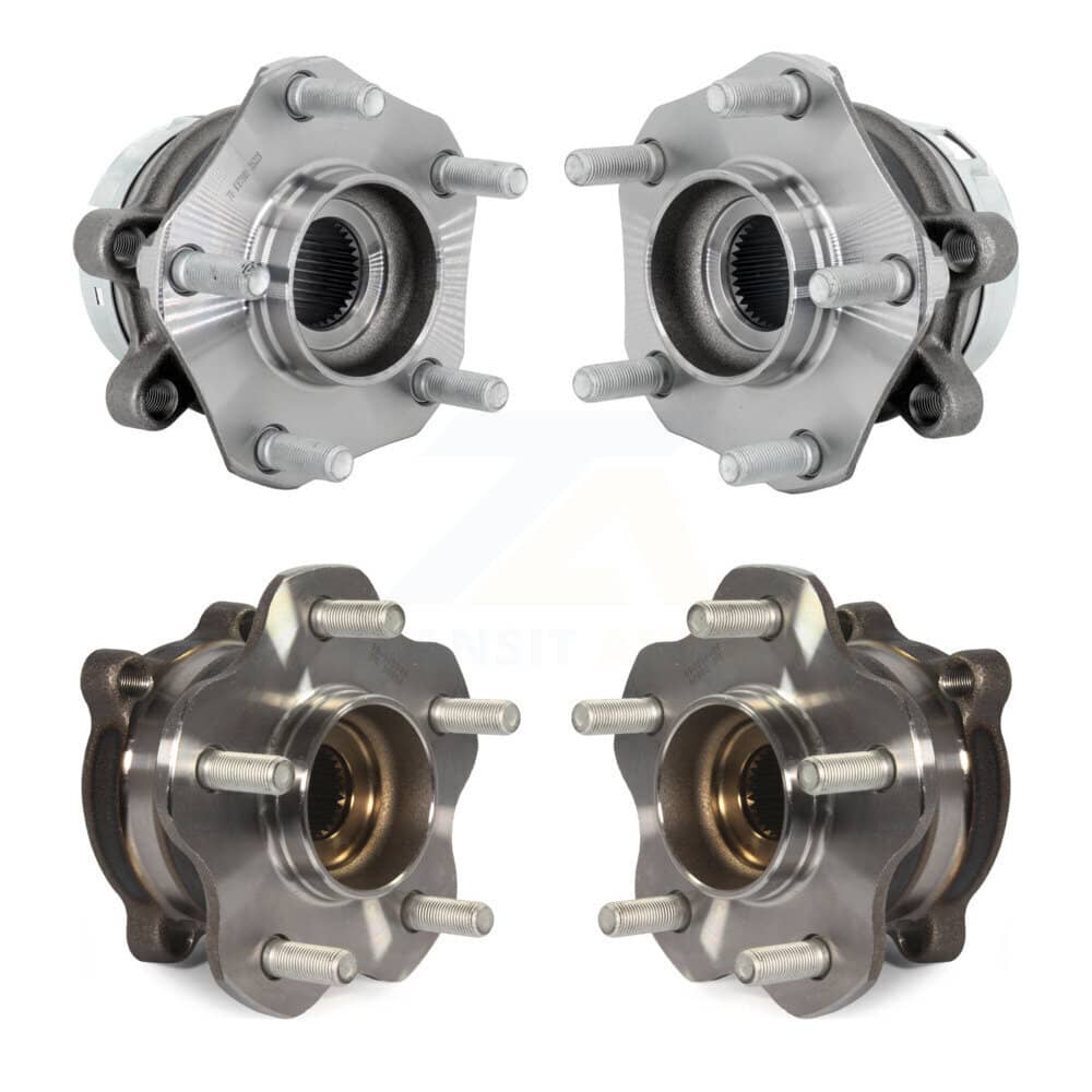 Kugel - K70-102133 - Front and Rear Wheel Bearing and Hub Assembly Kits