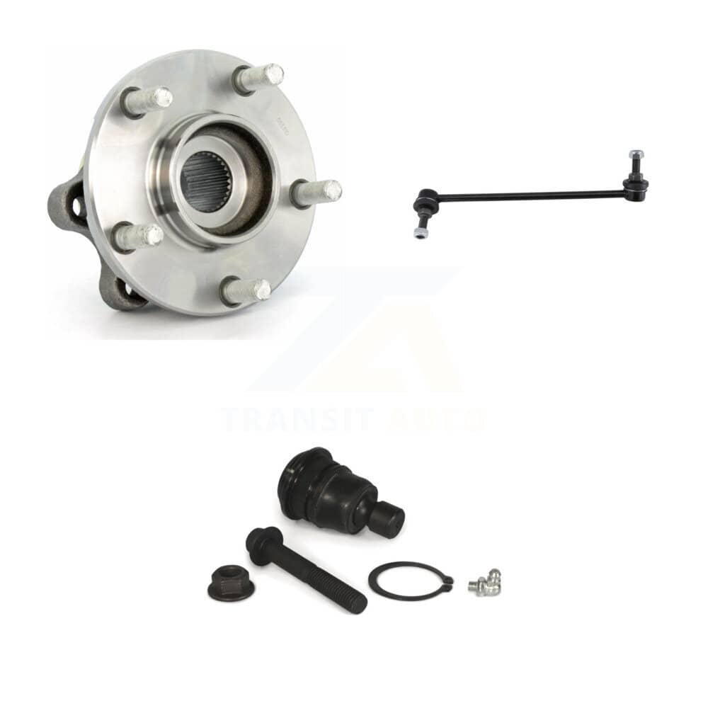 Transit Auto - K77-100878 - Front Left Wheel Bearing and Hub Assembly Kits