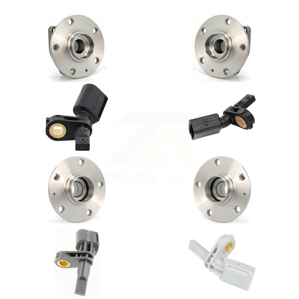 Kugel - K7S-102806 - Front and Rear Wheel Bearing and Hub Assembly Kits