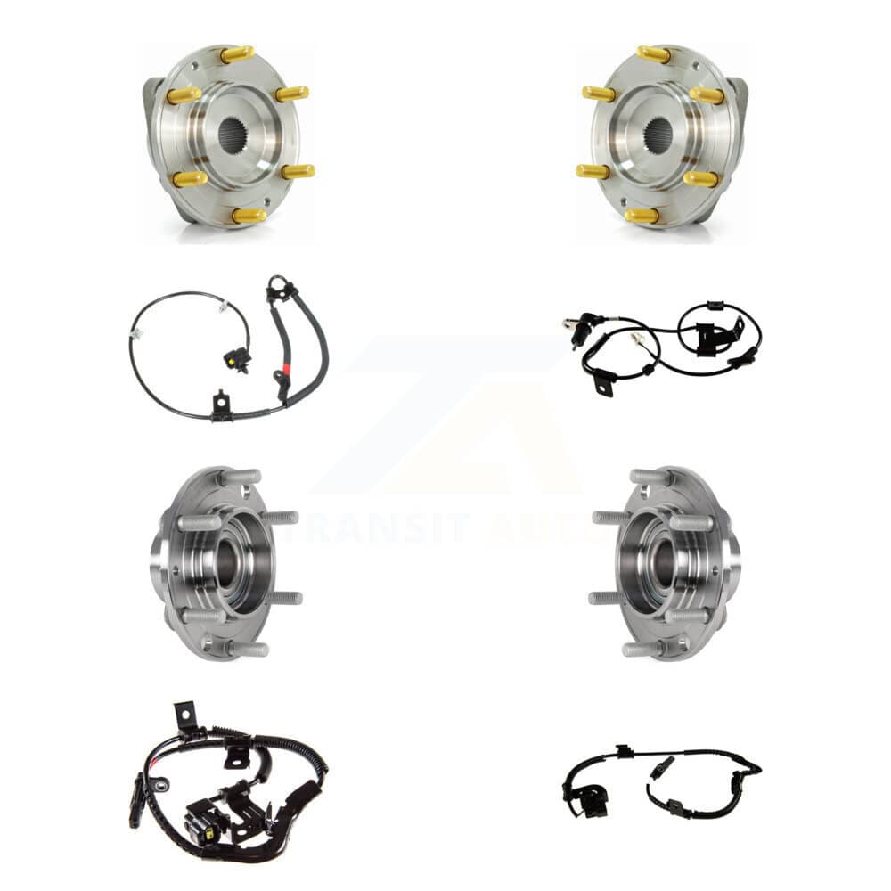 Kugel - K7S-102822 - Front and Rear Wheel Bearing and Hub Assembly Kits