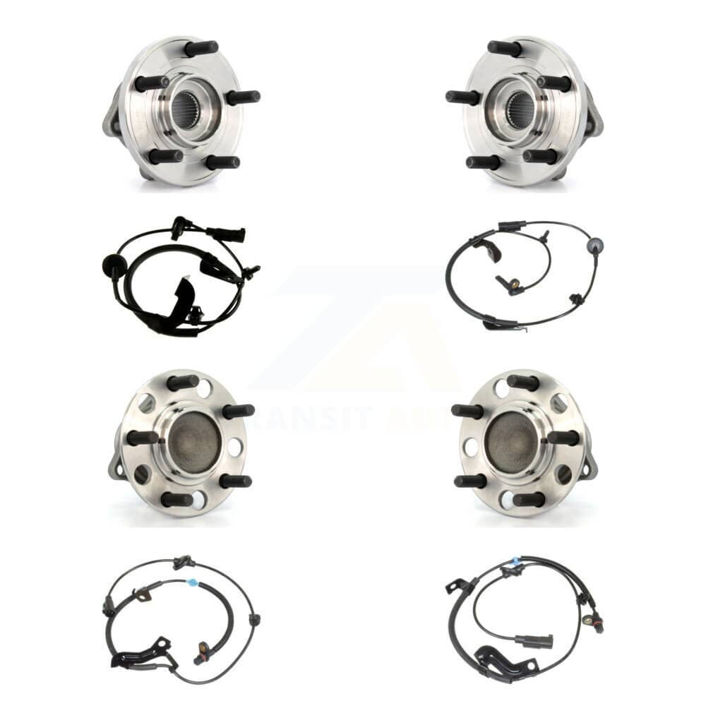 Kugel - K7S-102867 - Front and Rear Wheel Bearing and Hub Assembly Kits