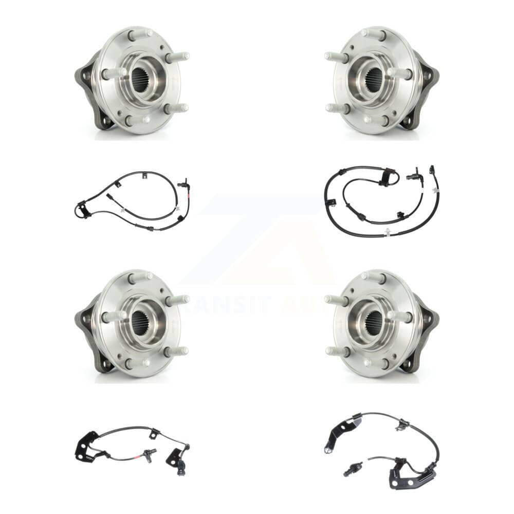 Kugel - K7S-102884 - Front and Rear Wheel Bearing and Hub Assembly Kits