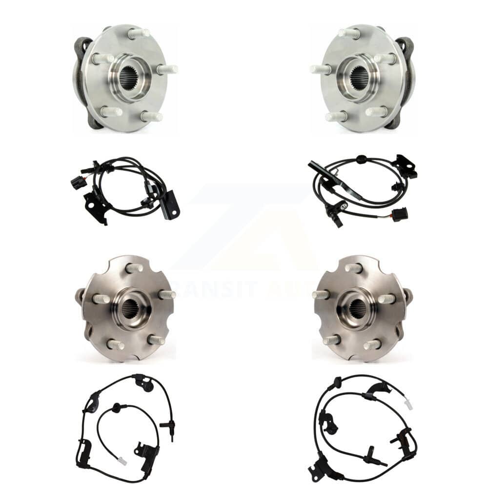 Kugel - K7S-102886 - Front and Rear Wheel Bearing and Hub Assembly Kits