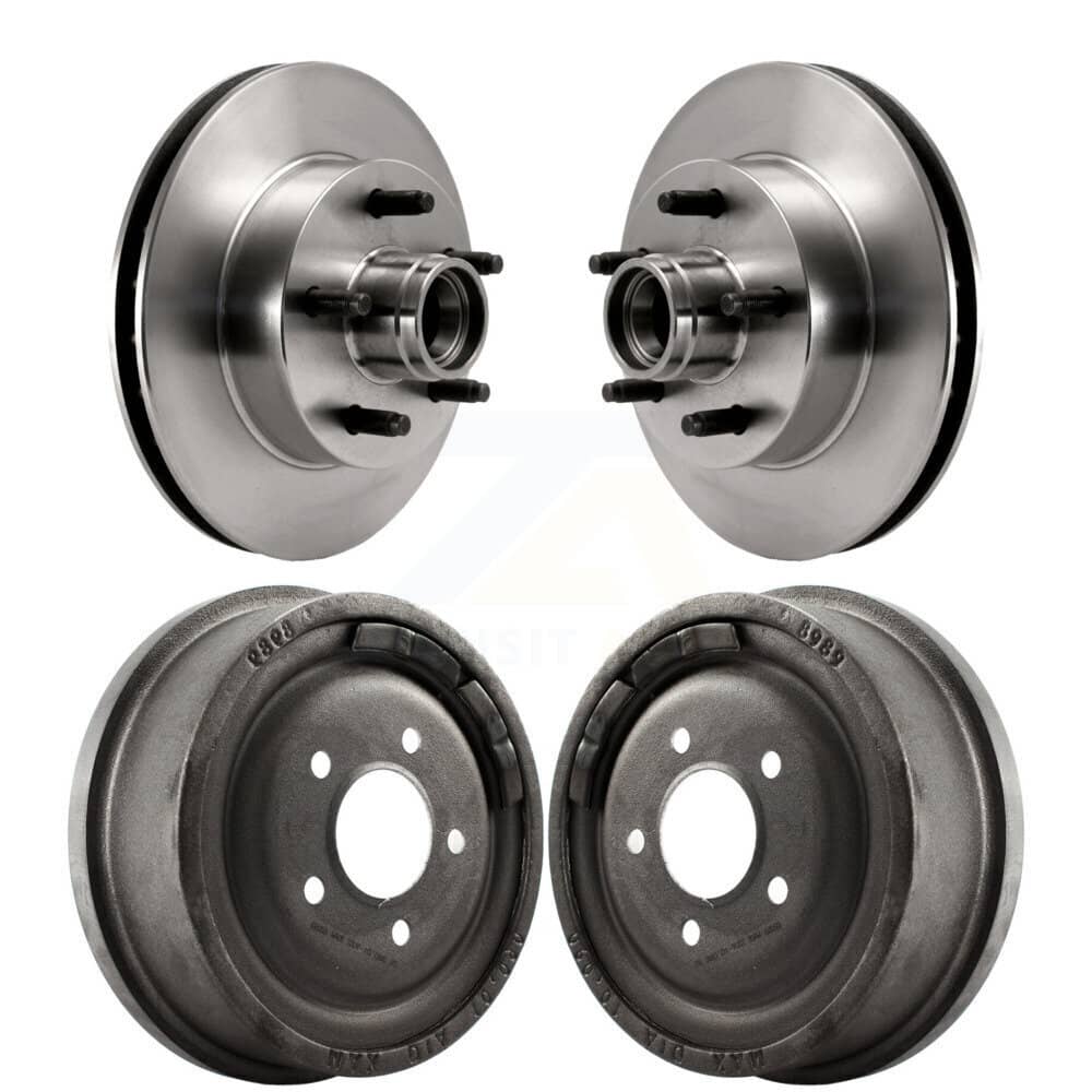 CMX - K8-102193 - Front and Rear Disc Brake Rotor and Hub Assembly Kits