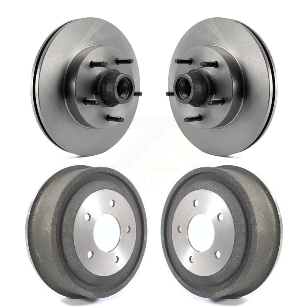 CMX - K8-102210 - Front and Rear Disc Brake Rotor and Hub Assembly Kits