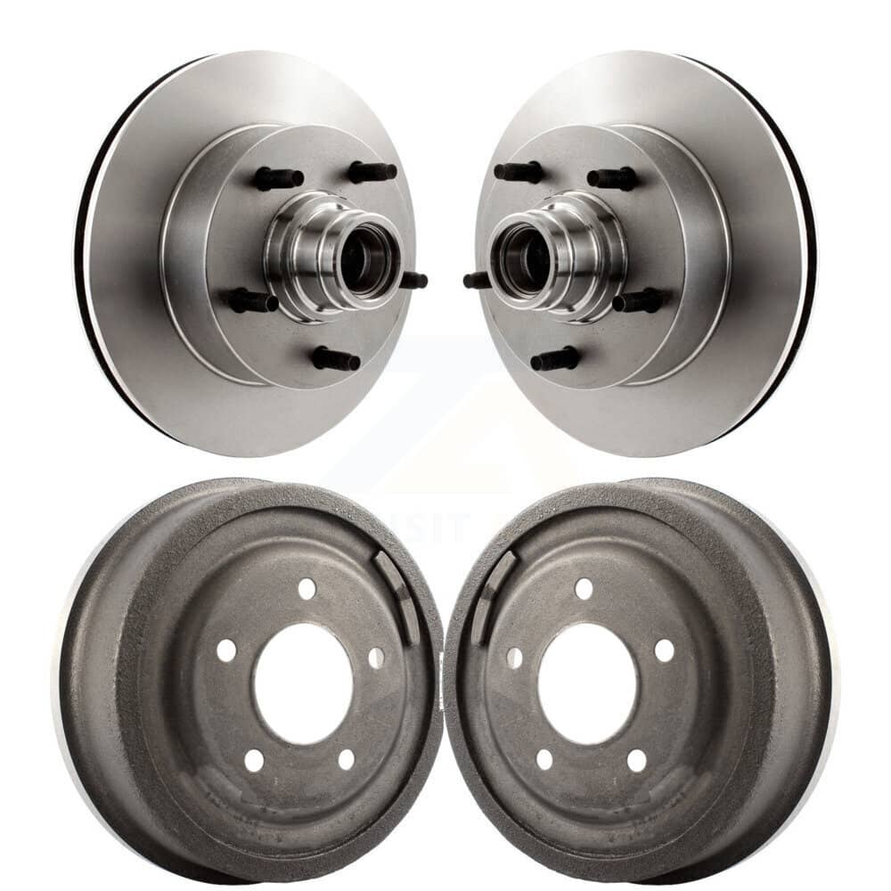 CMX - K8-102218 - Front and Rear Disc Brake Rotor and Hub Assembly Kits
