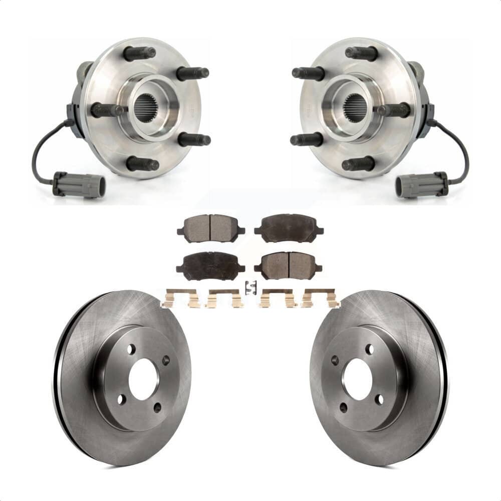 Transit Auto - KBB-100493 - Front Wheel Bearing and Hub Assembly Kits