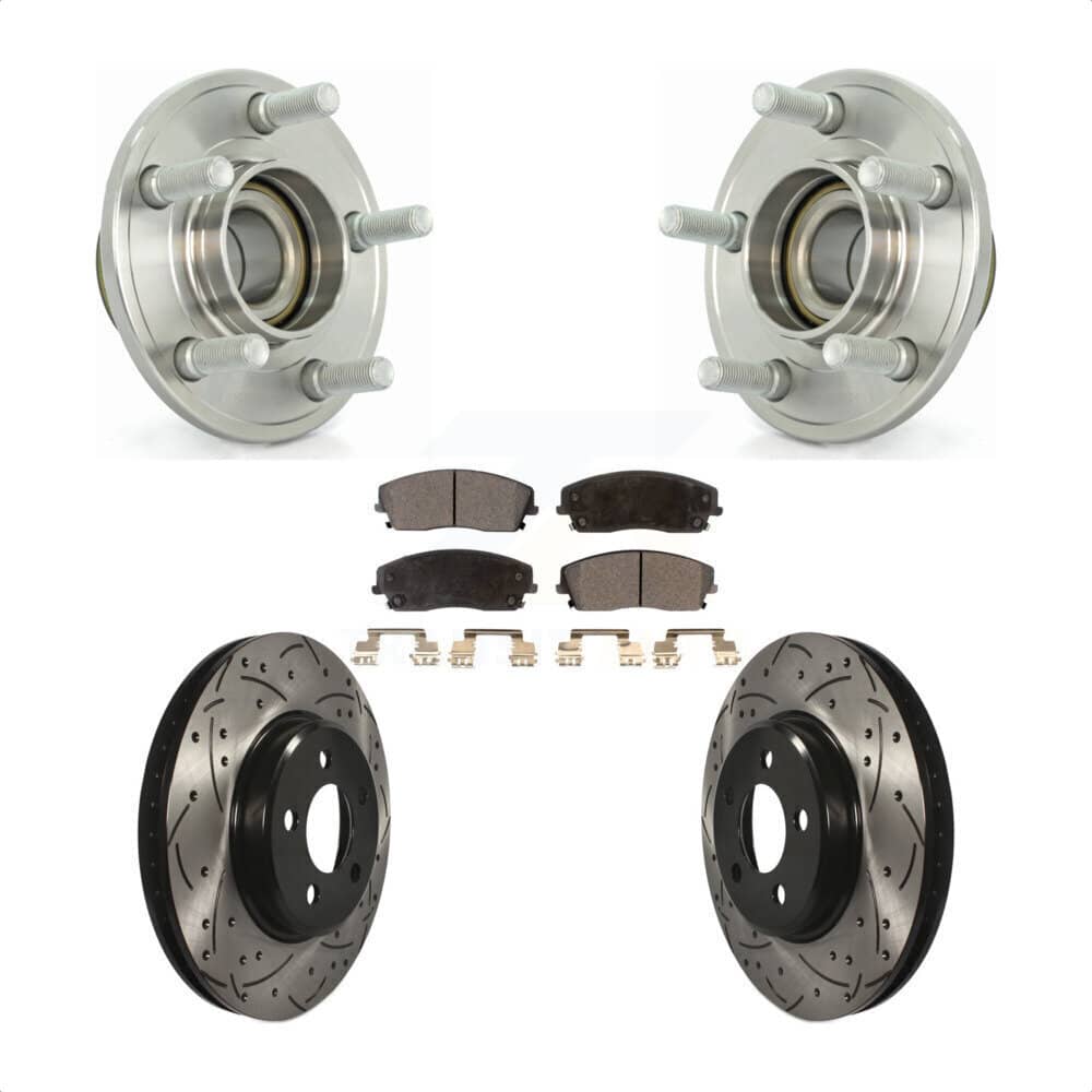 Transit Auto - KBB-102874 - Front Wheel Bearing and Hub Assembly Kits